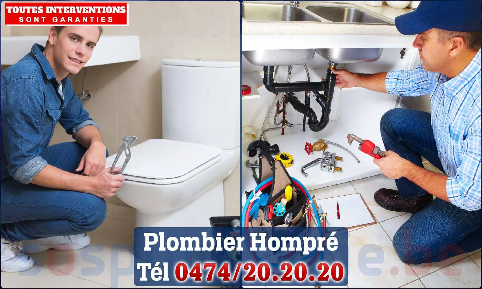 SOS Plomberie - Plombier Hompré pour installation et
                    réparation
