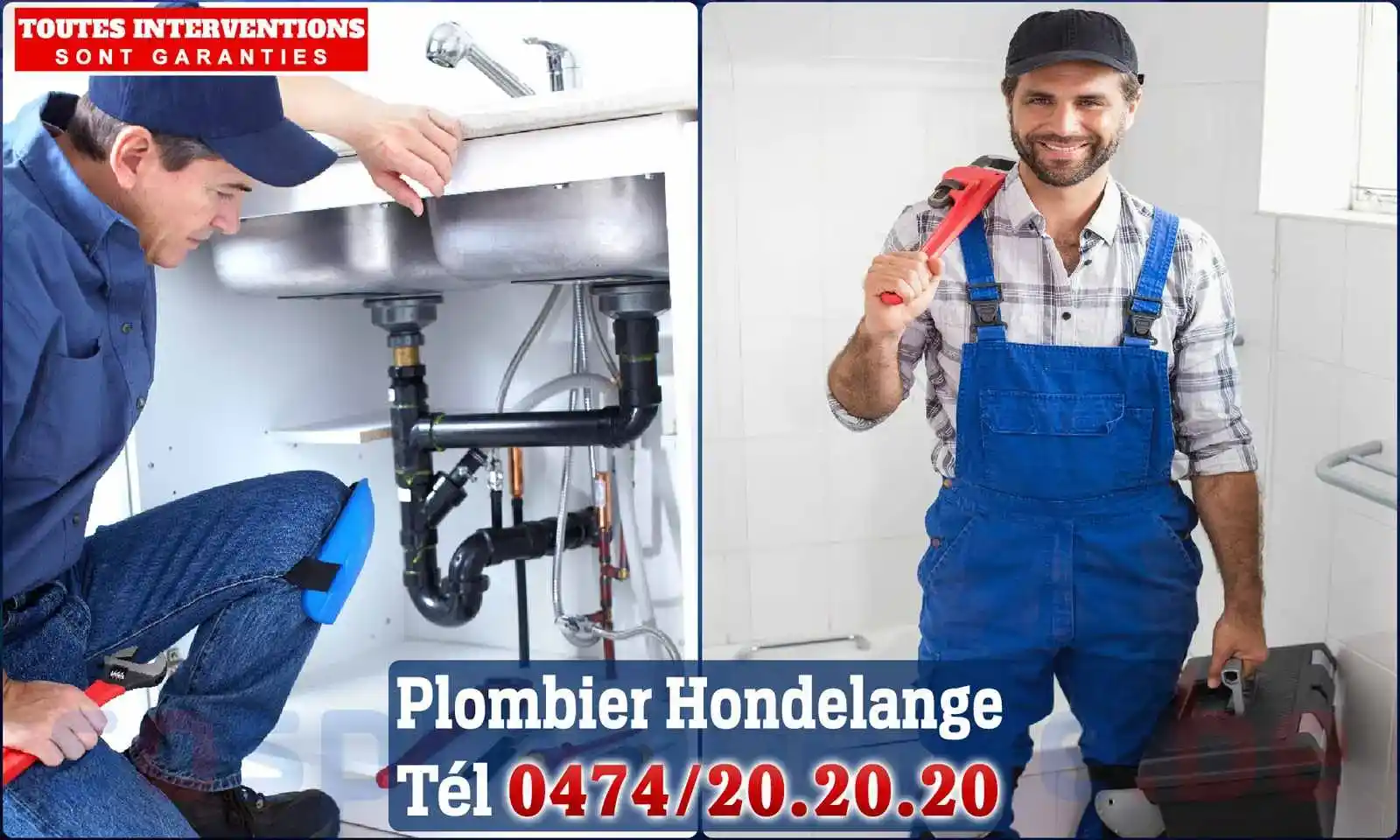 SOS Plomberie - Plombier Hondelange pour installation et
                    réparation