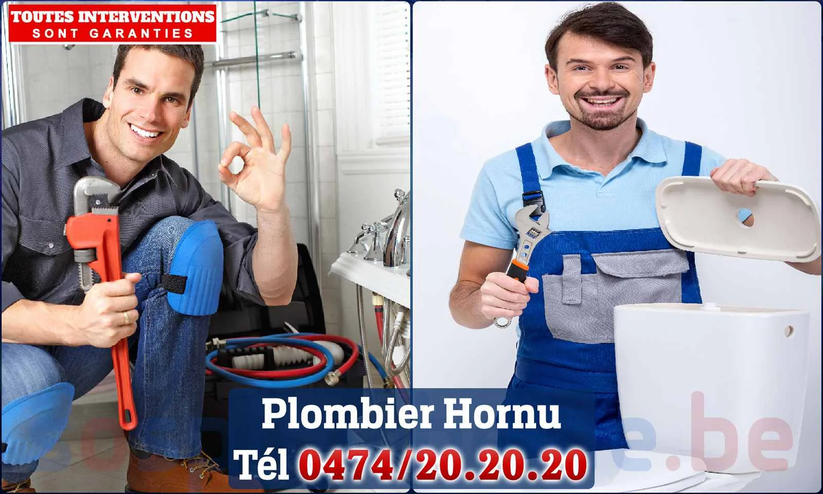 SOS Plomberie - Plombier Hornu pour installation et
                    réparation
