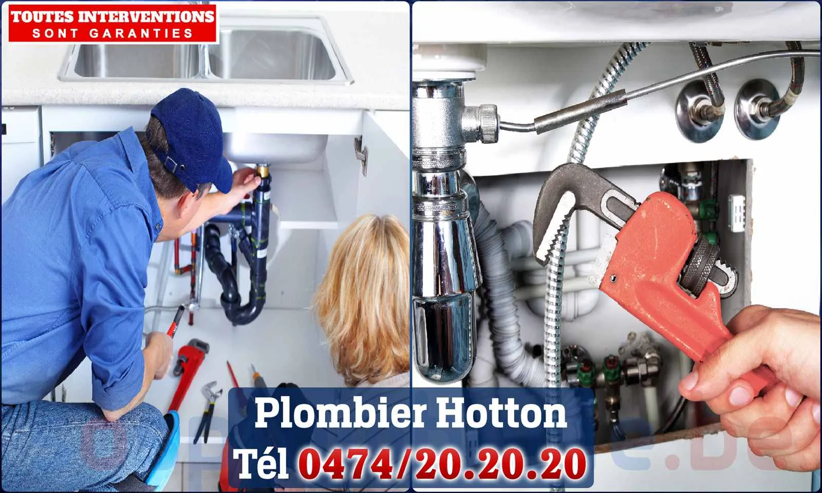 SOS Plomberie - Plombier Hotton pour installation et réparation