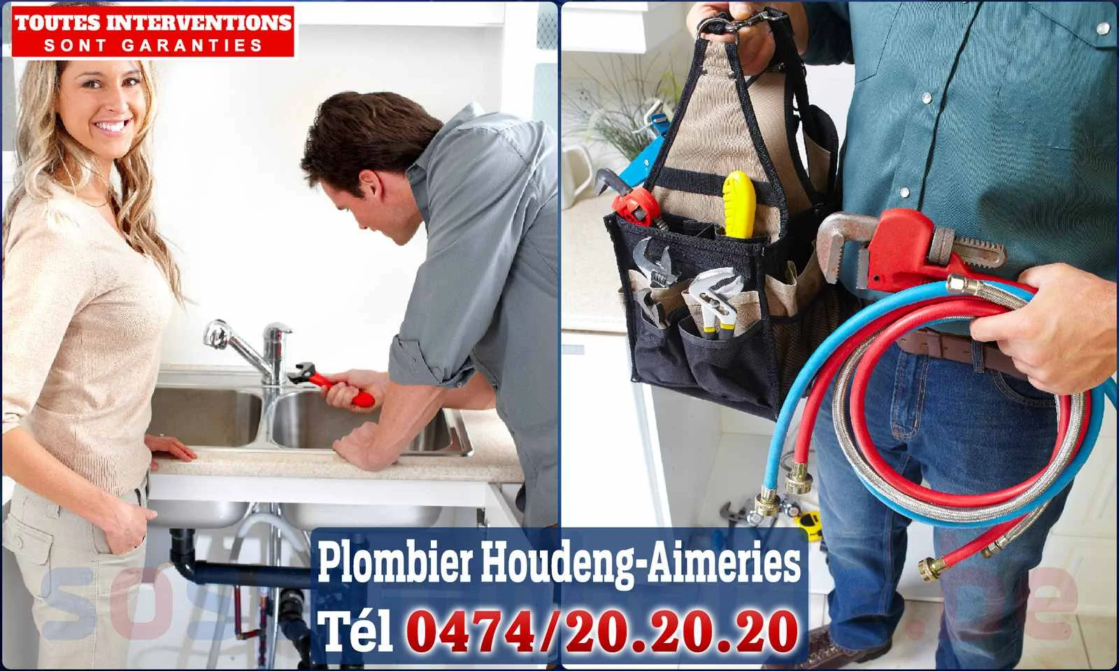 SOS Plomberie - Plombier Houdeng-Aimeries pour installation et
                    réparation