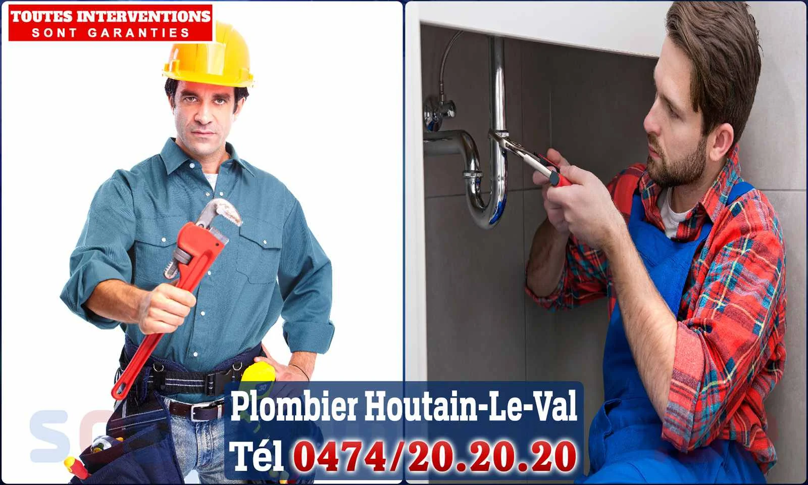 SOS Plomberie - Plombier Houtain-le-Val pour installation et
                    réparation