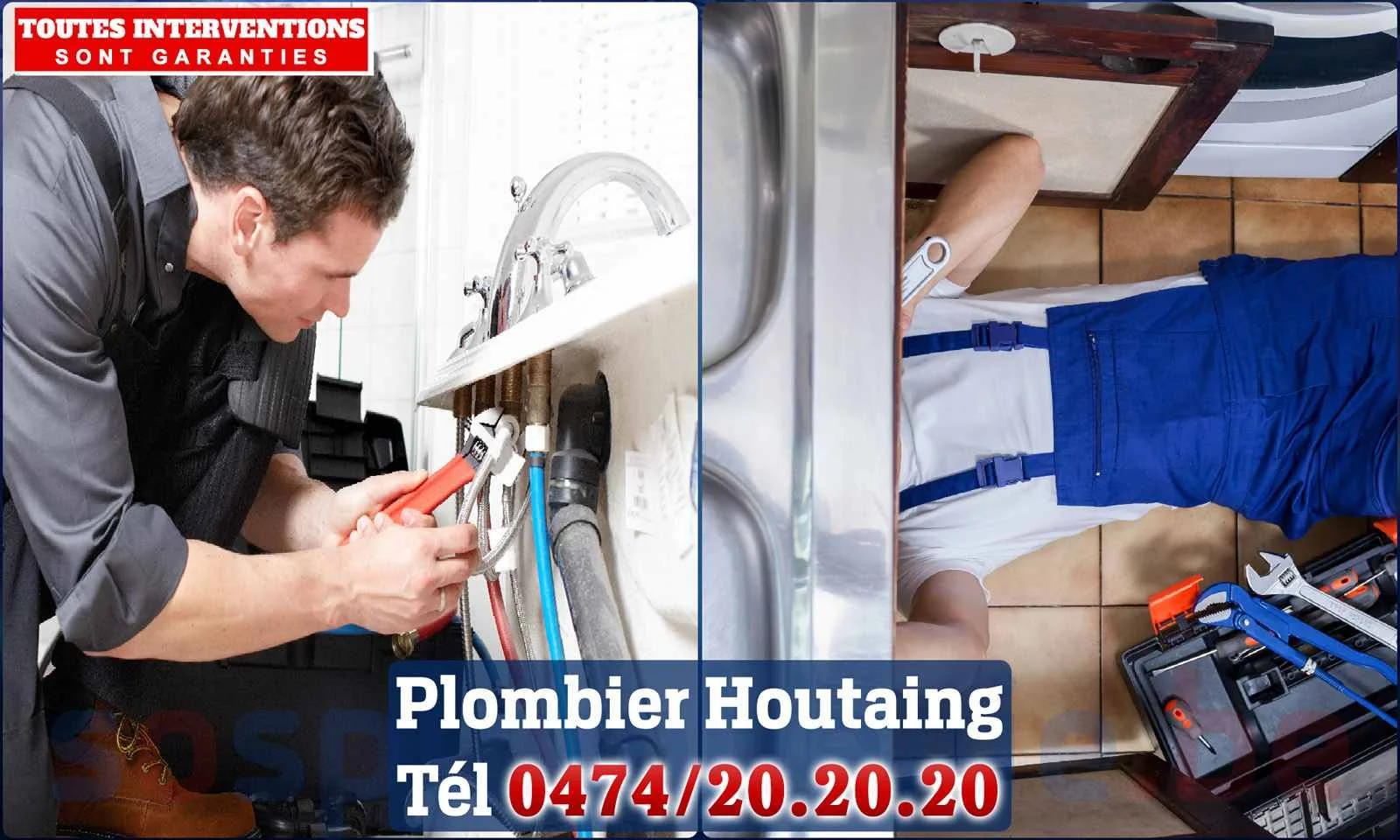 SOS Plomberie - Plombier Houtaing pour installation et
                    réparation