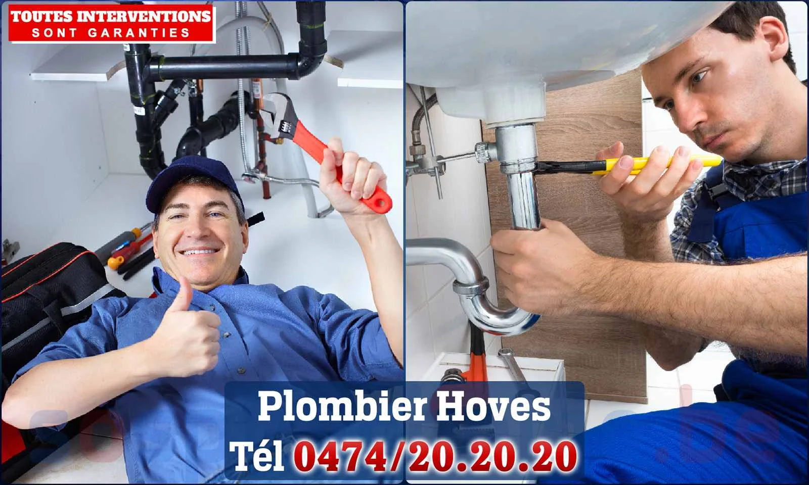 SOS Plomberie - Plombier Hoves pour installation et
                    réparation