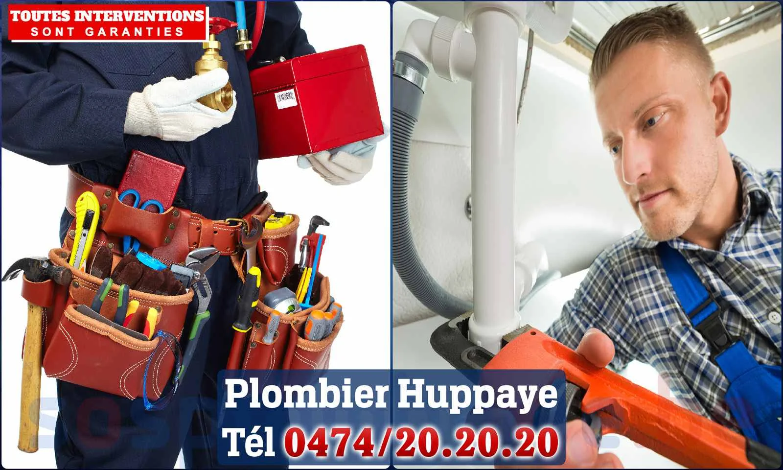 SOS Plomberie - Plombier Huppaye pour installation et
                    réparation