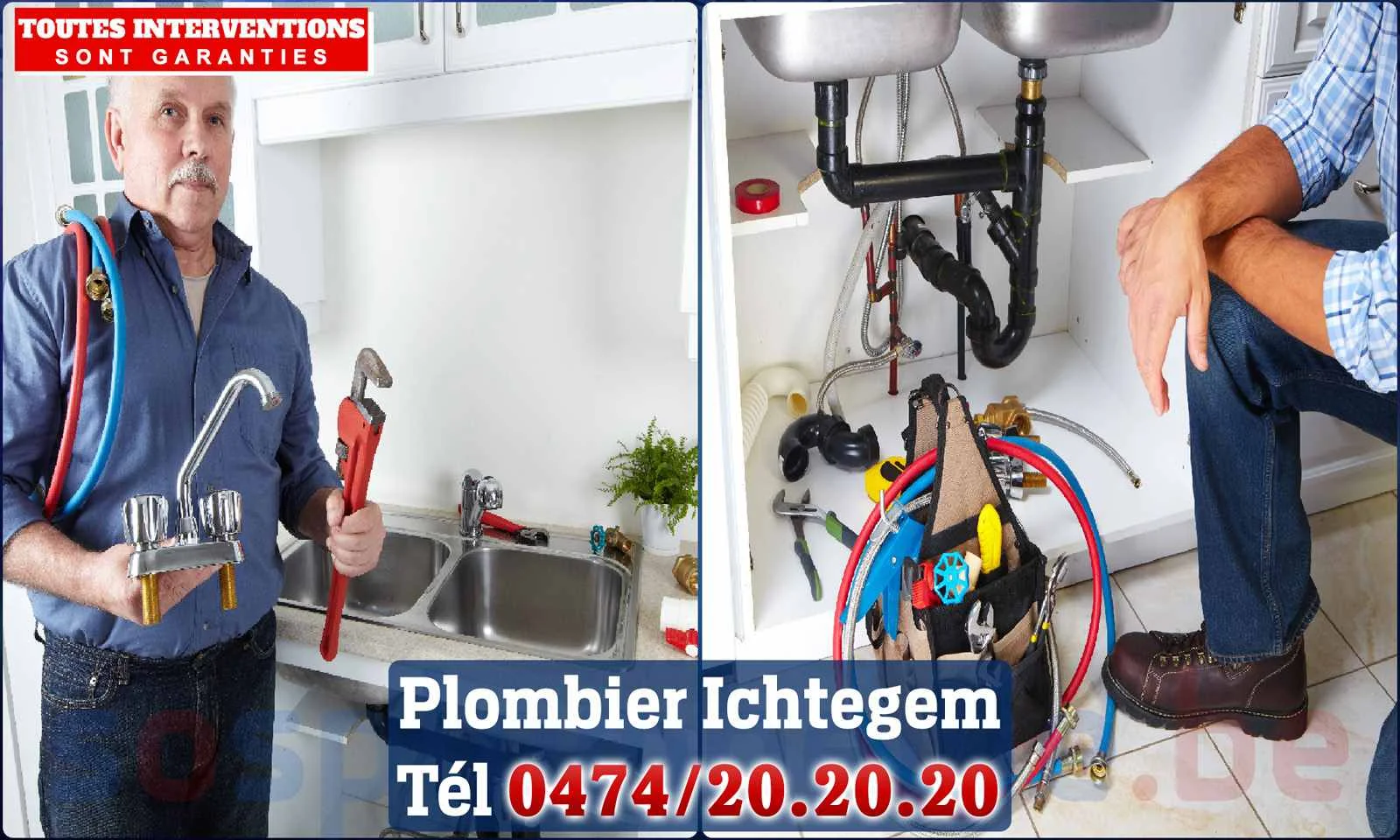 SOS Plomberie - Plombier Ichtegem pour installation et réparation