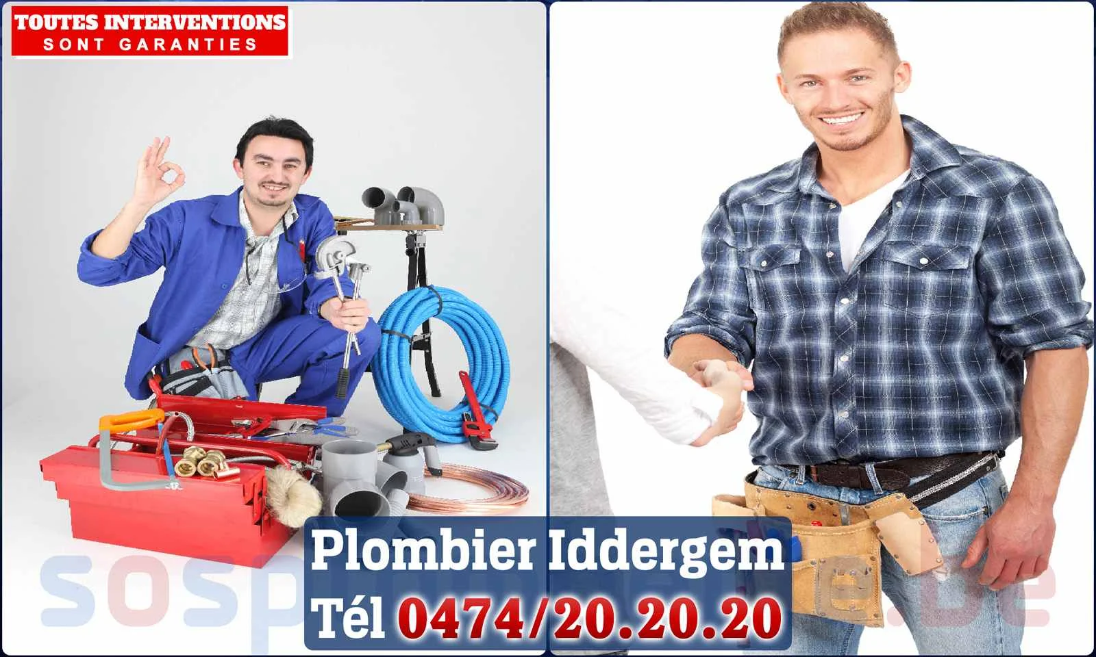 SOS Plomberie - Plombier Iddergem pour installation et
                    réparation