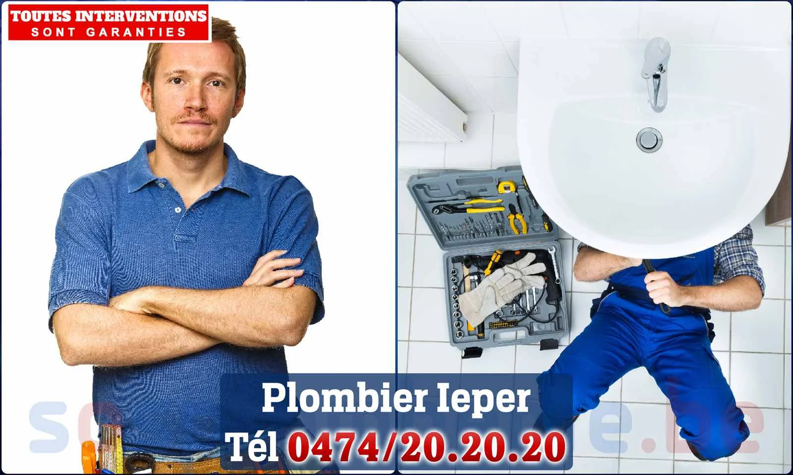 SOS Plomberie - Plombier Ieper pour installation et réparation