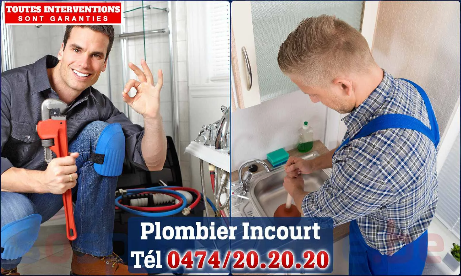 SOS Plomberie - Plombier Incourt pour installation et réparation