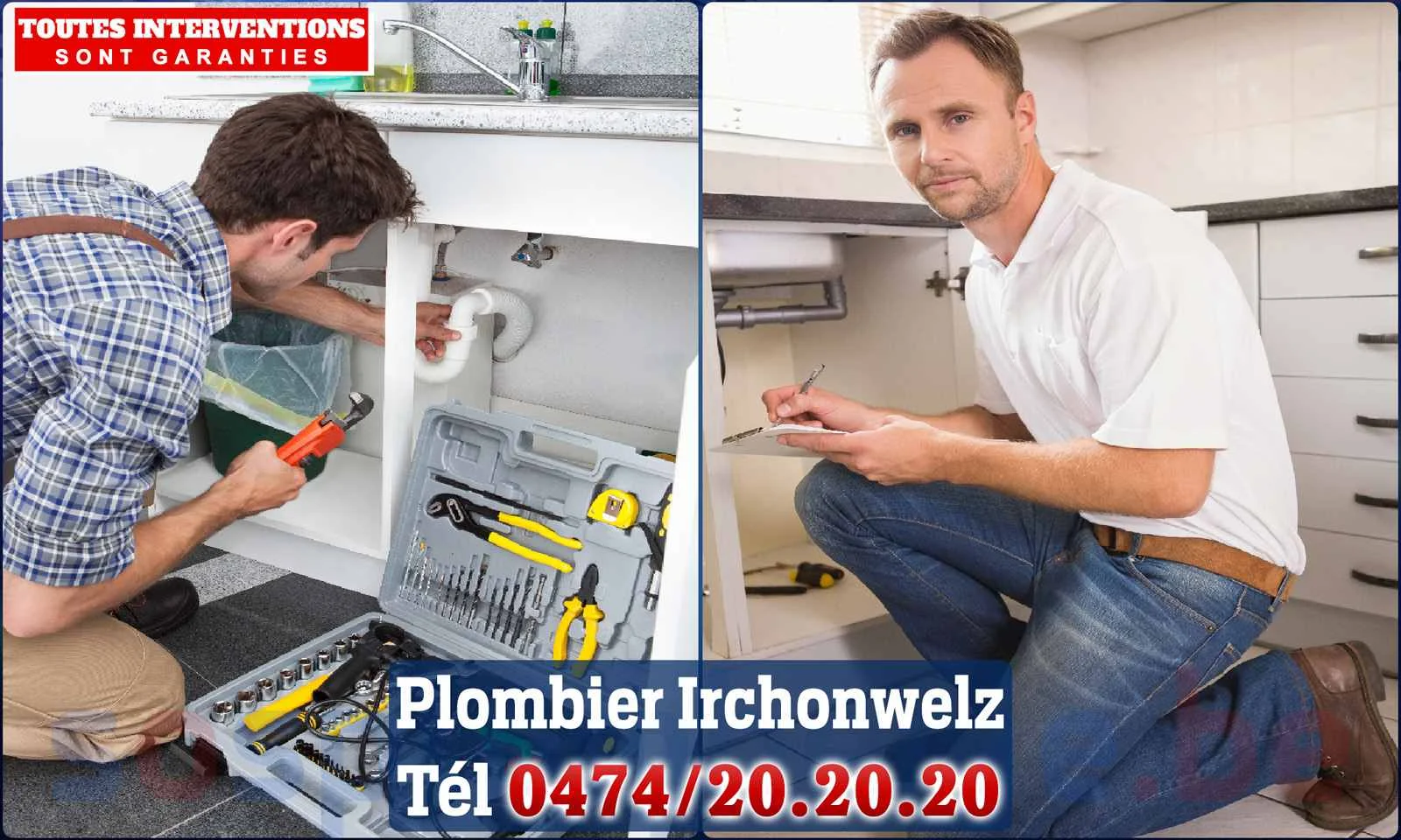 SOS Plomberie - Plombier Irchonwelz pour installation et
                    réparation