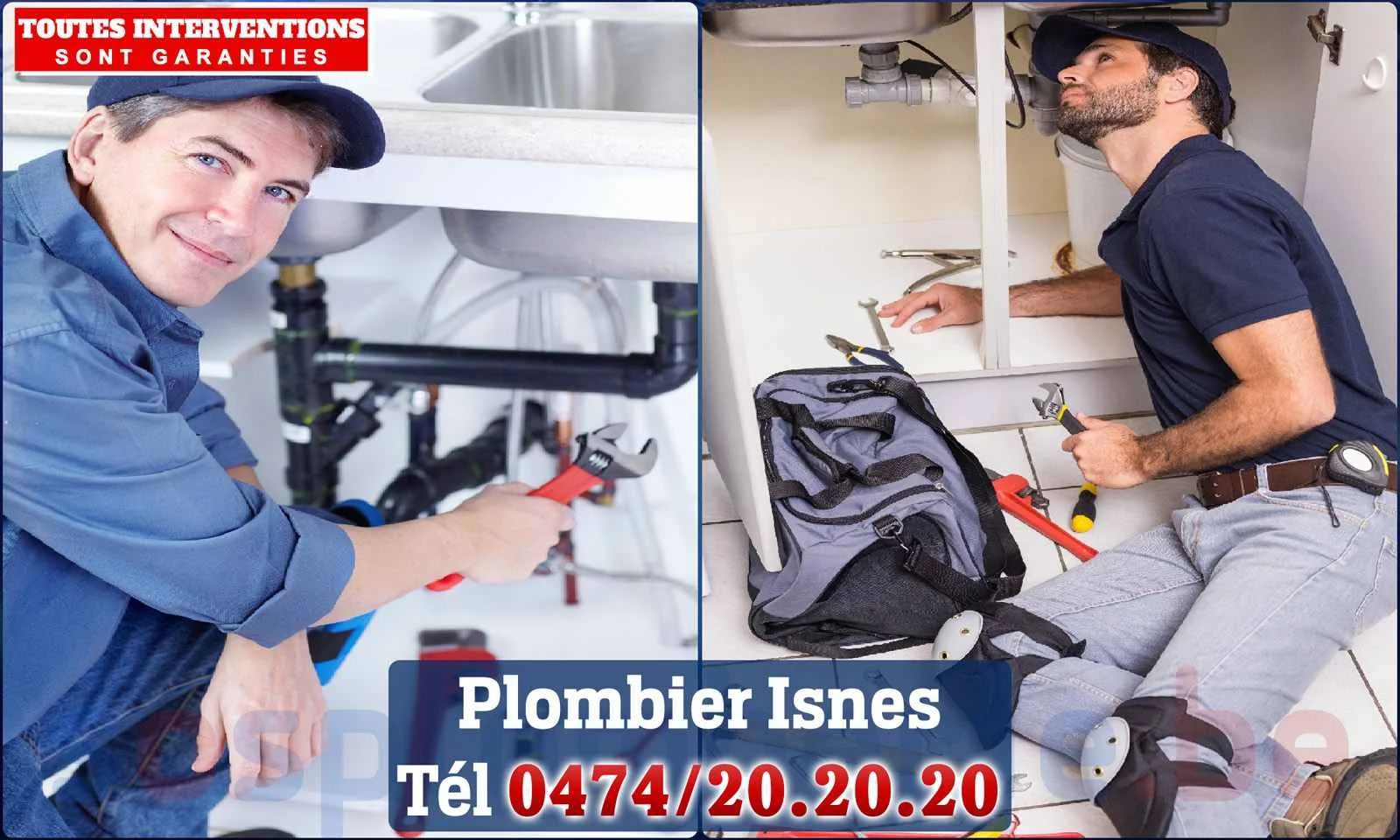 SOS Plomberie - Plombier Isnes pour installation et
                    réparation