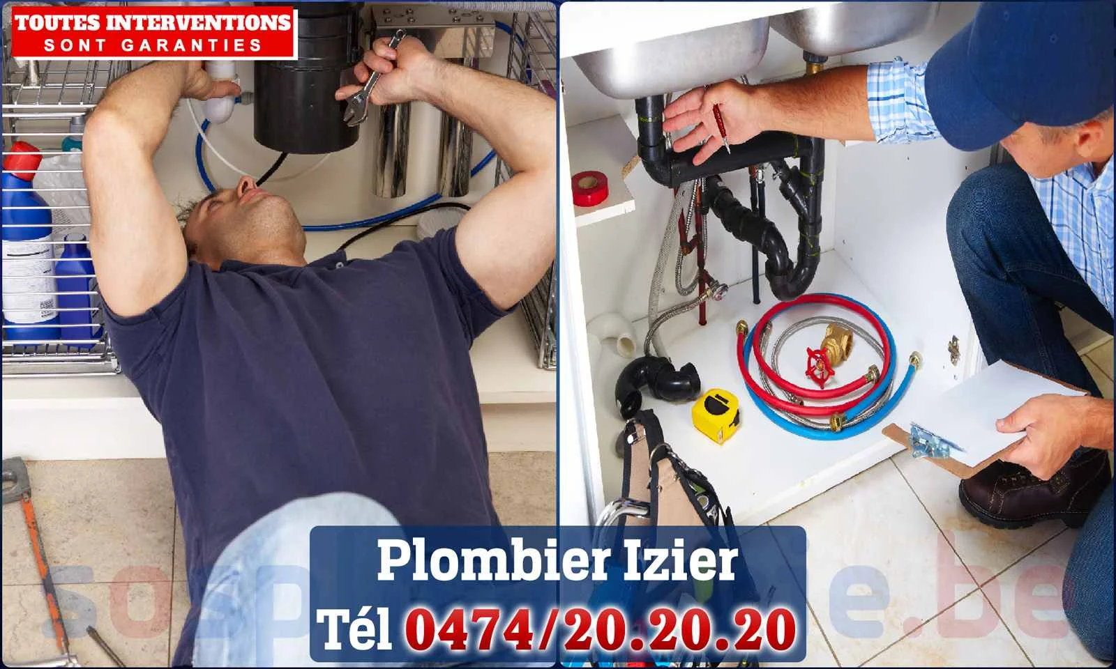 SOS Plomberie - Plombier Izier pour installation et
                    réparation