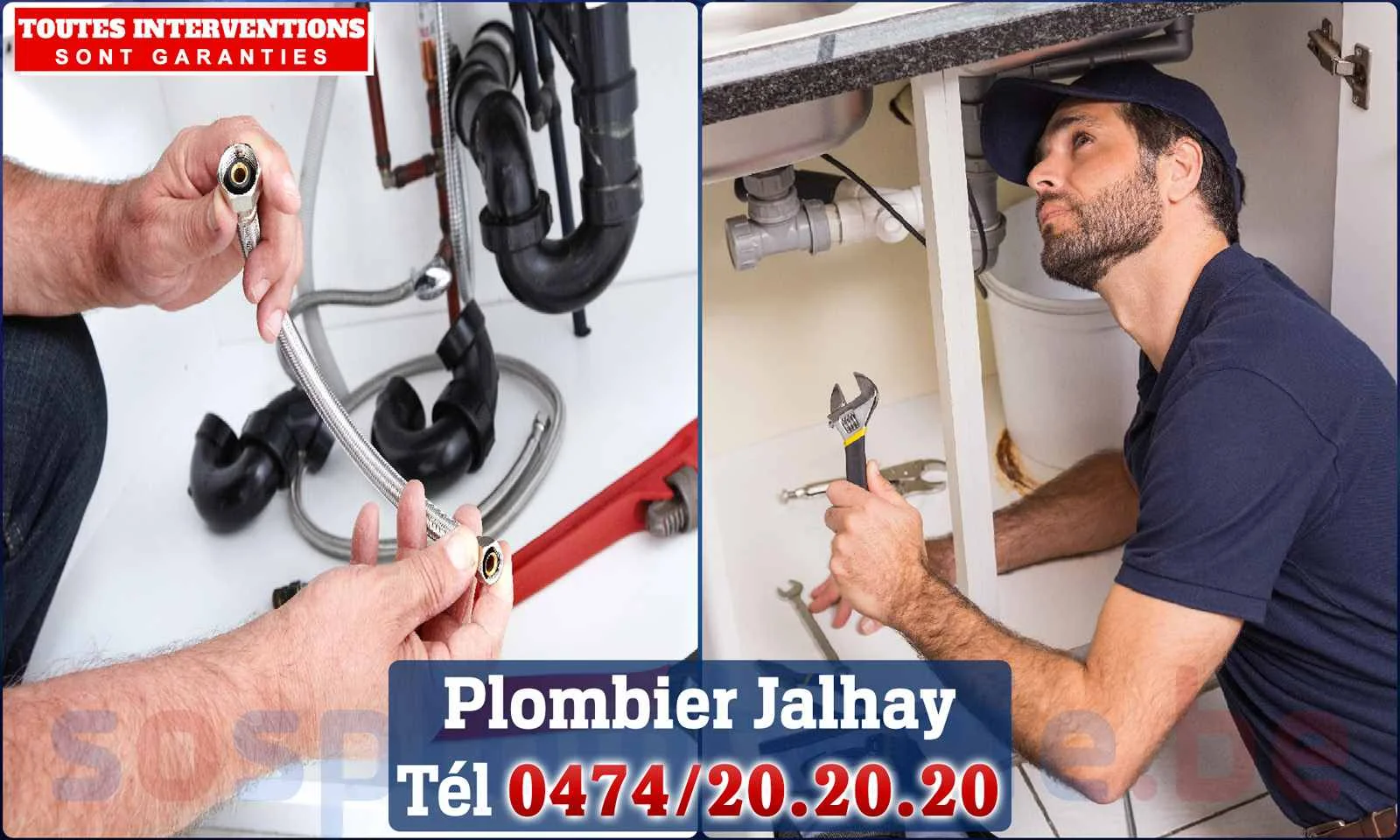 SOS Plomberie - Plombier Jalhay pour installation et réparation