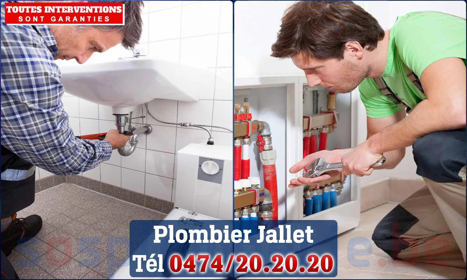 SOS Plomberie - Plombier Jallet pour installation et
                    réparation