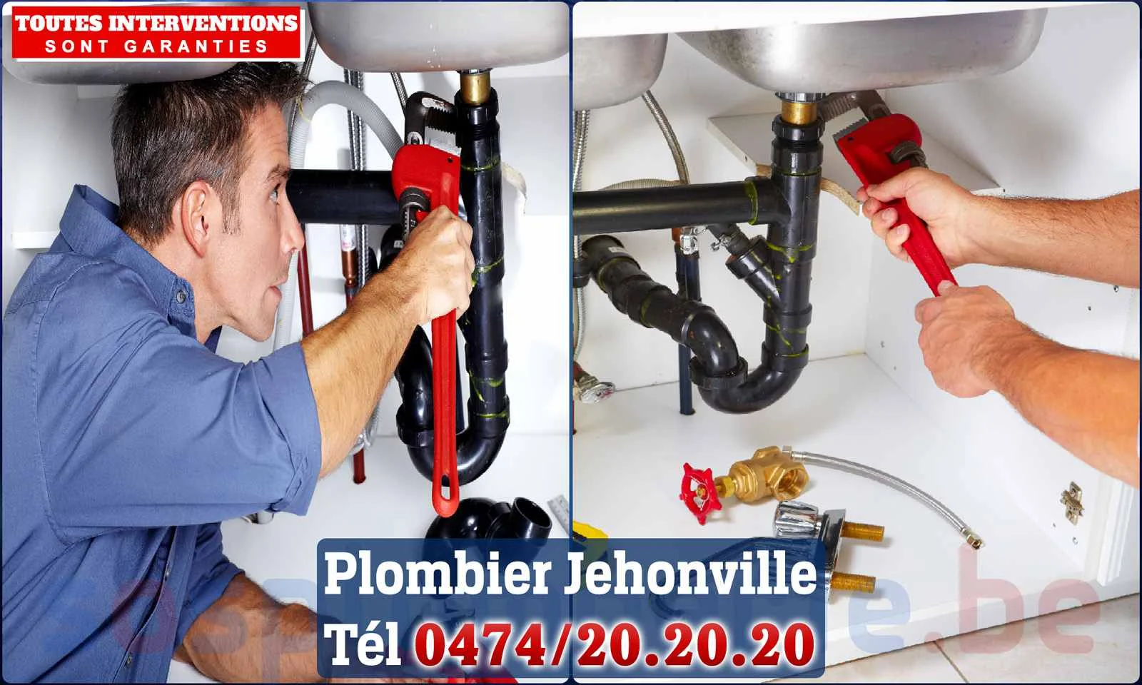 SOS Plomberie - Plombier Jehonville pour installation et
                    réparation