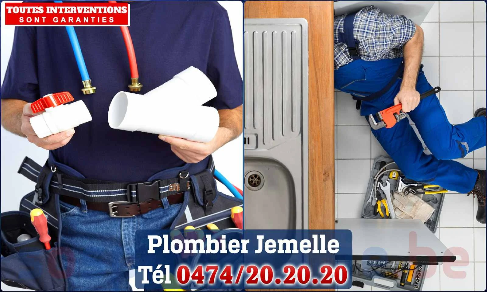 SOS Plomberie - Plombier Jemelle pour installation et
                    réparation