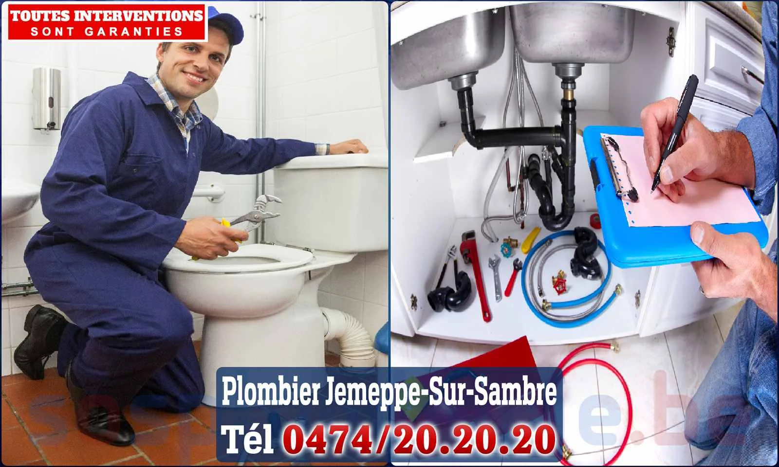 SOS Plomberie - Plombier Jemeppe-sur-Sambre pour installation et réparation