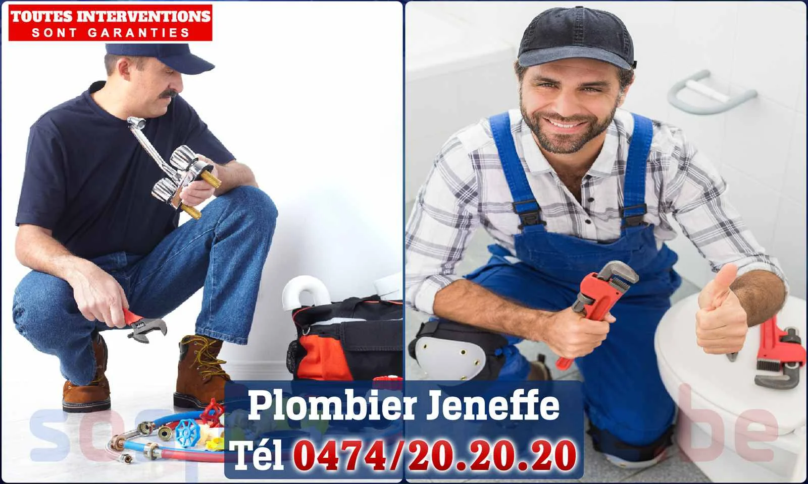 SOS Plomberie - Plombier Jeneffe pour installation et
                    réparation