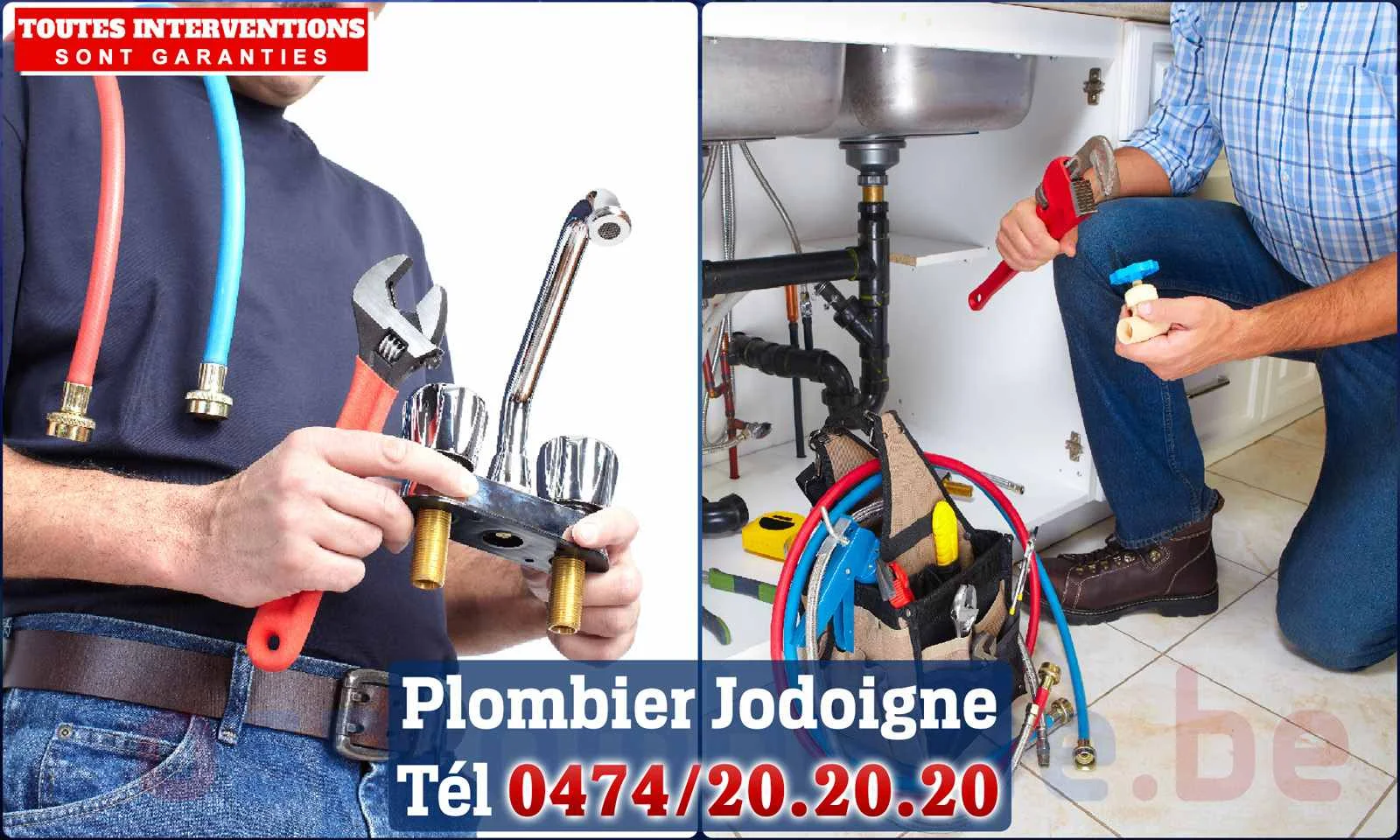 SOS Plomberie - Plombier Jodoigne pour installation et réparation