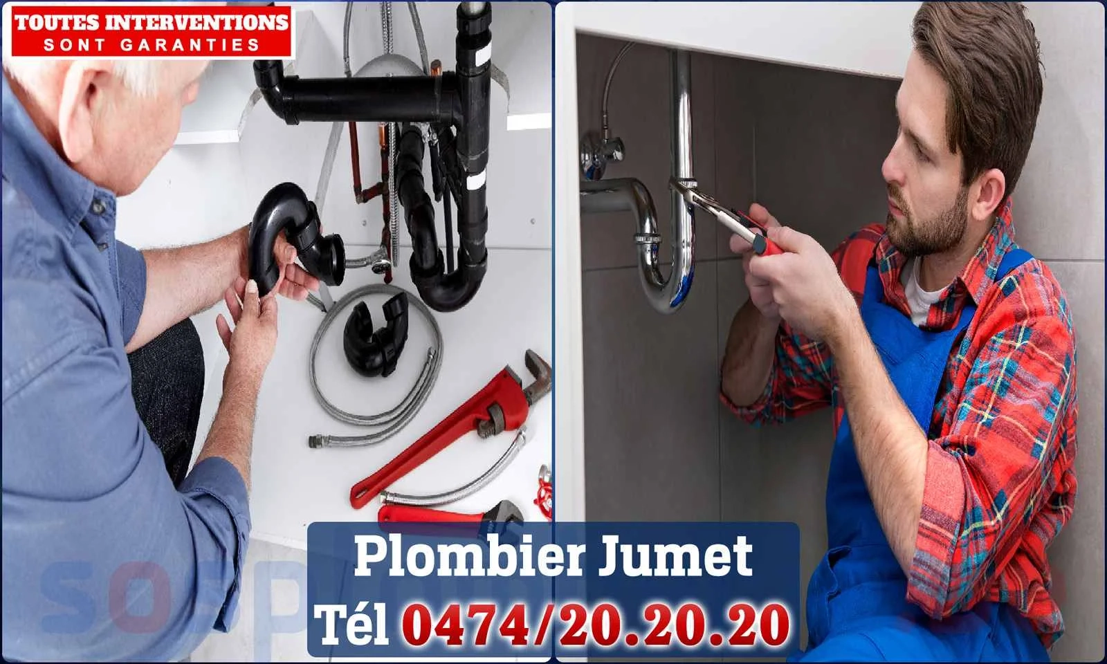 SOS Plomberie - Plombier Jumet pour installation et
                    réparation