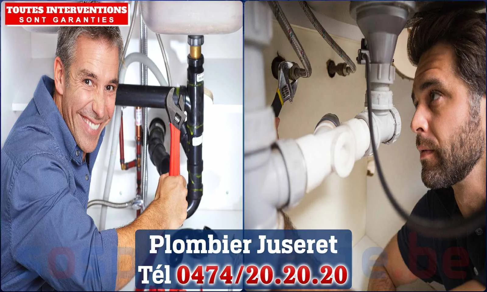 SOS Plomberie - Plombier Juseret pour installation et
                    réparation