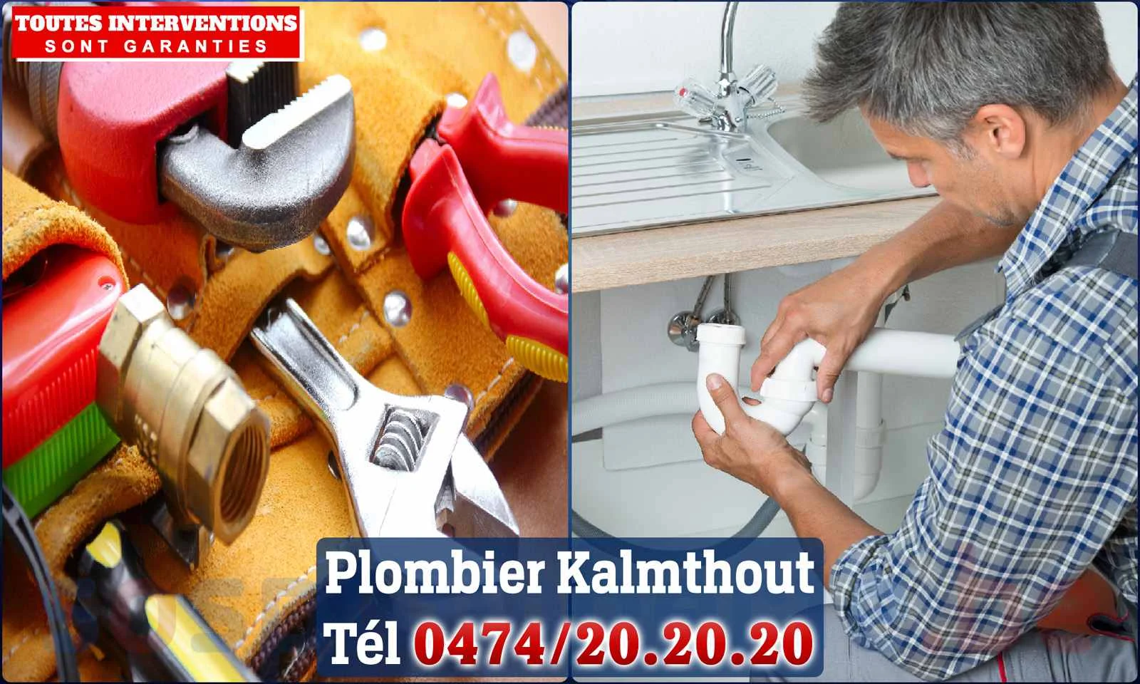 SOS Plomberie - Plombier Kalmthout pour installation et réparation