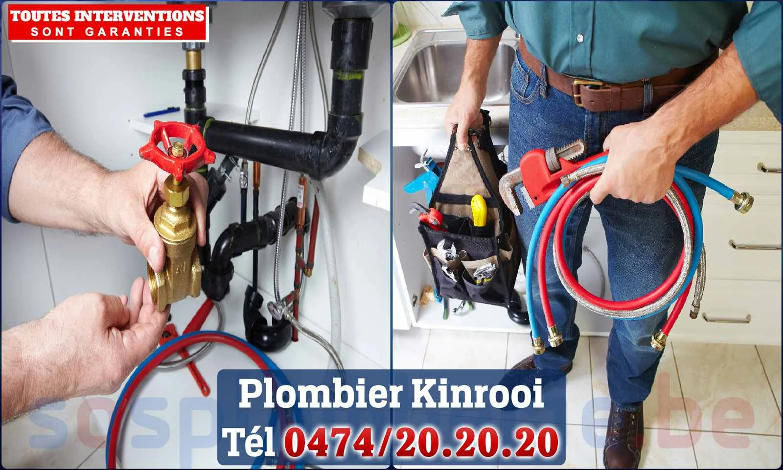 SOS Plomberie - Plombier Kinrooi pour installation et réparation