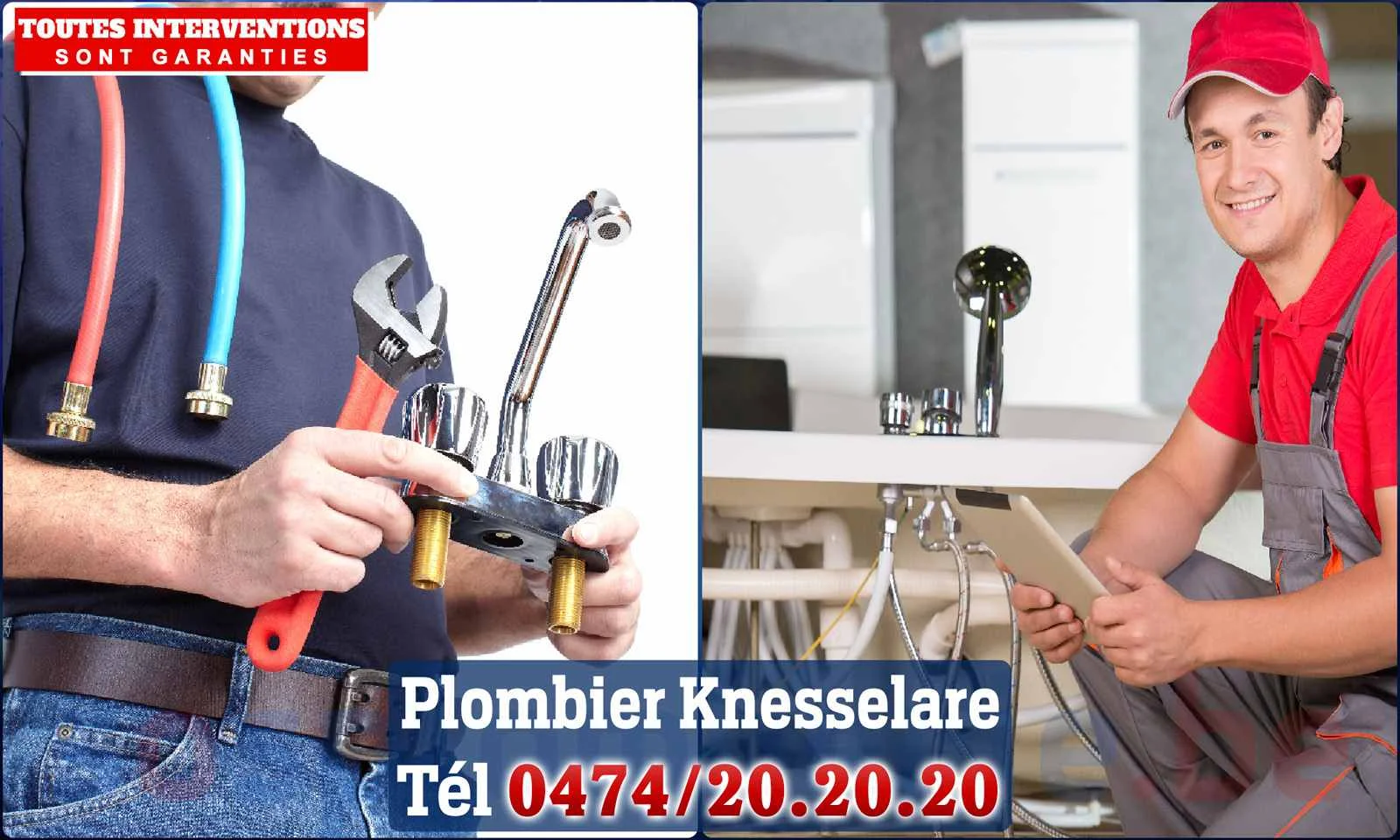 SOS Plomberie - Plombier Knesselare pour installation et réparation