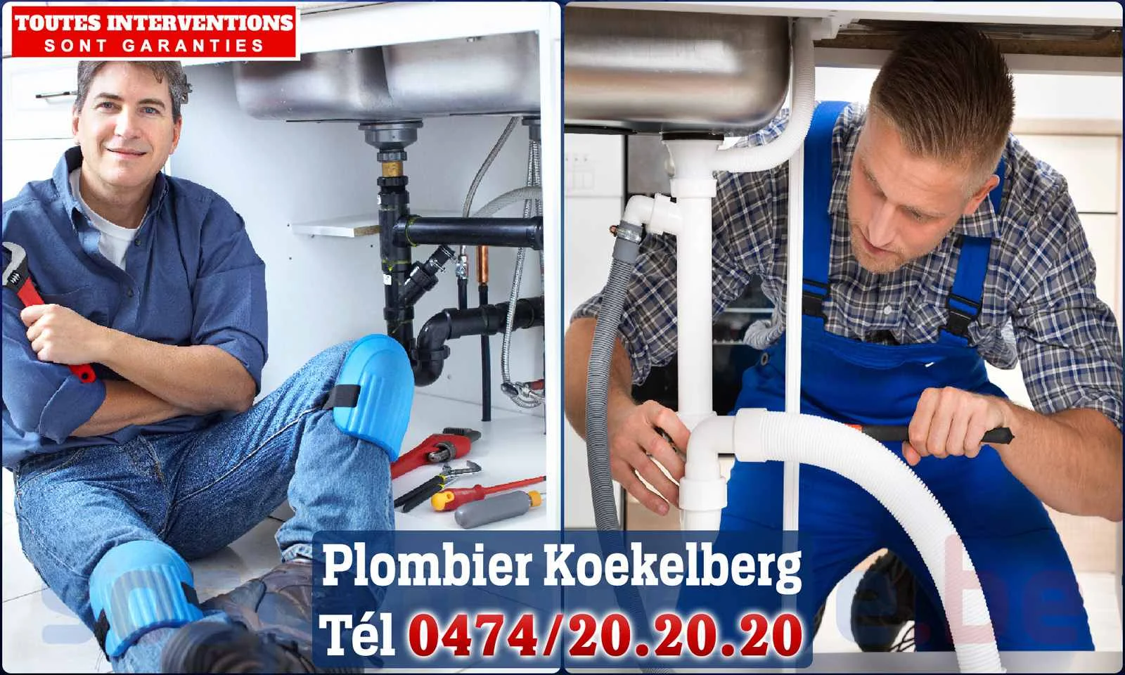 SOS Plomberie - Plombier Koekelberg pour installation et réparation