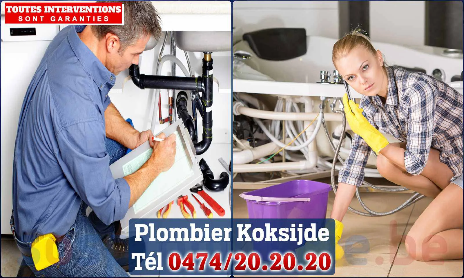 SOS Plomberie - Plombier Coxyde (Koksijde) pour installation et réparation