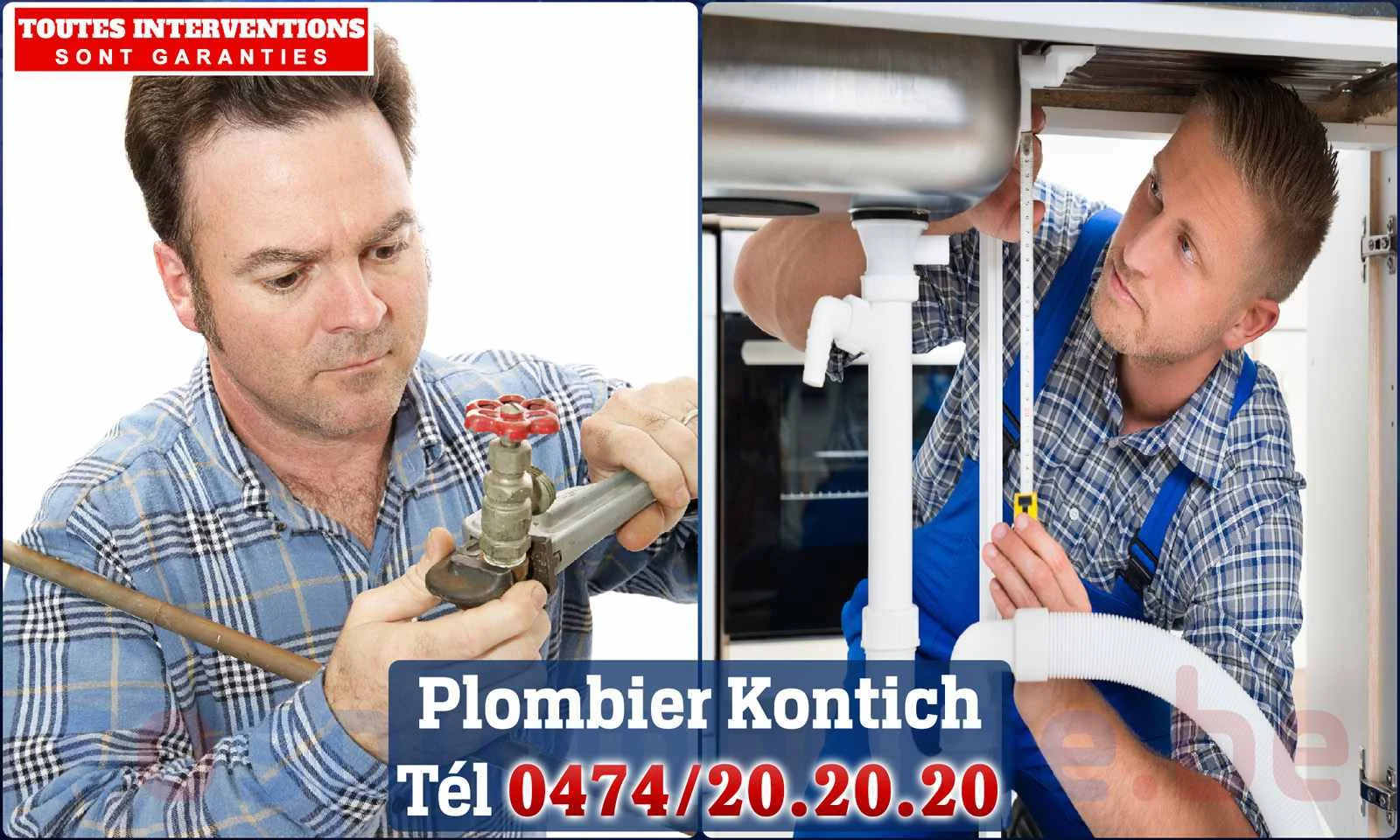 SOS Plomberie - Plombier Kontich pour installation et réparation