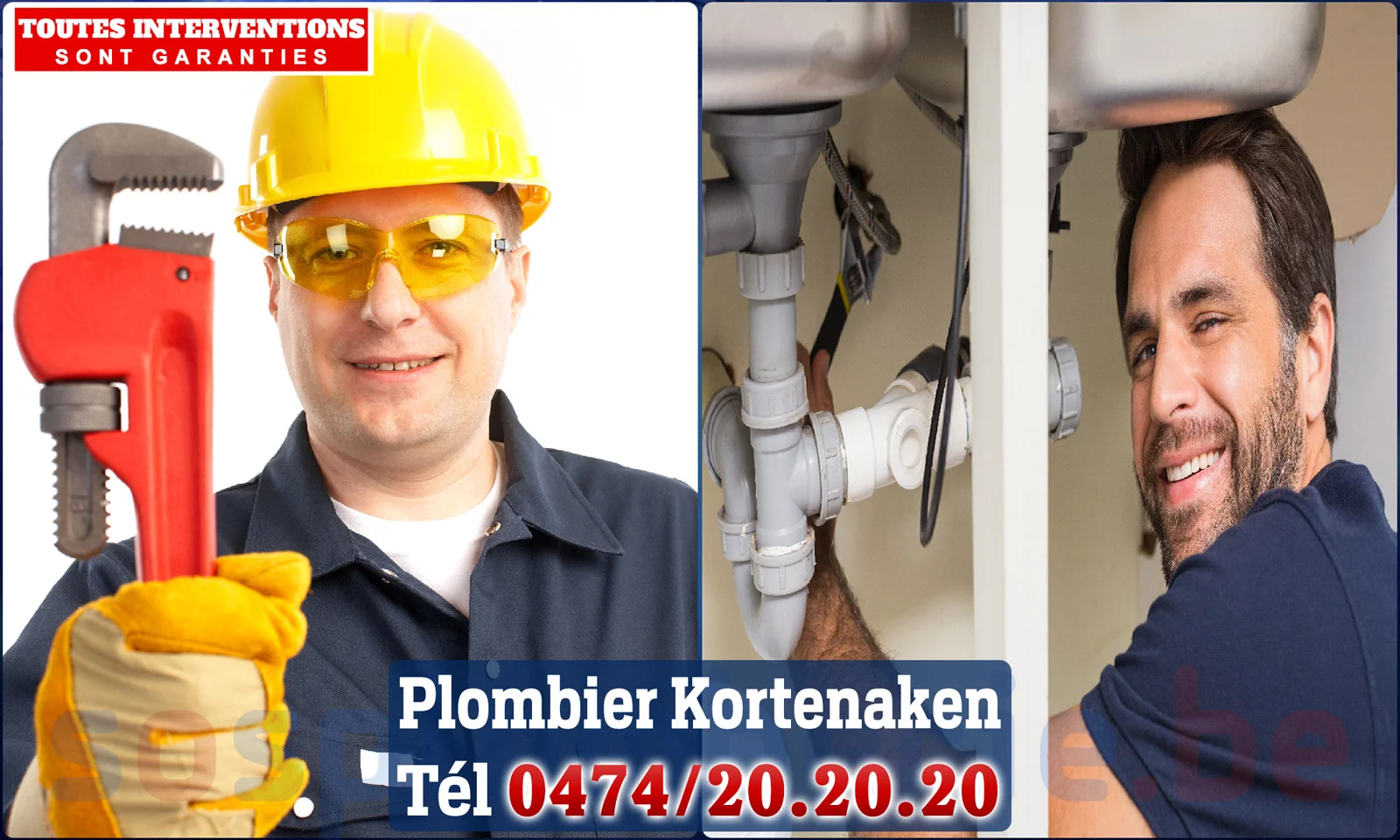 SOS Plomberie - Plombier Kortenaken pour installation et réparation