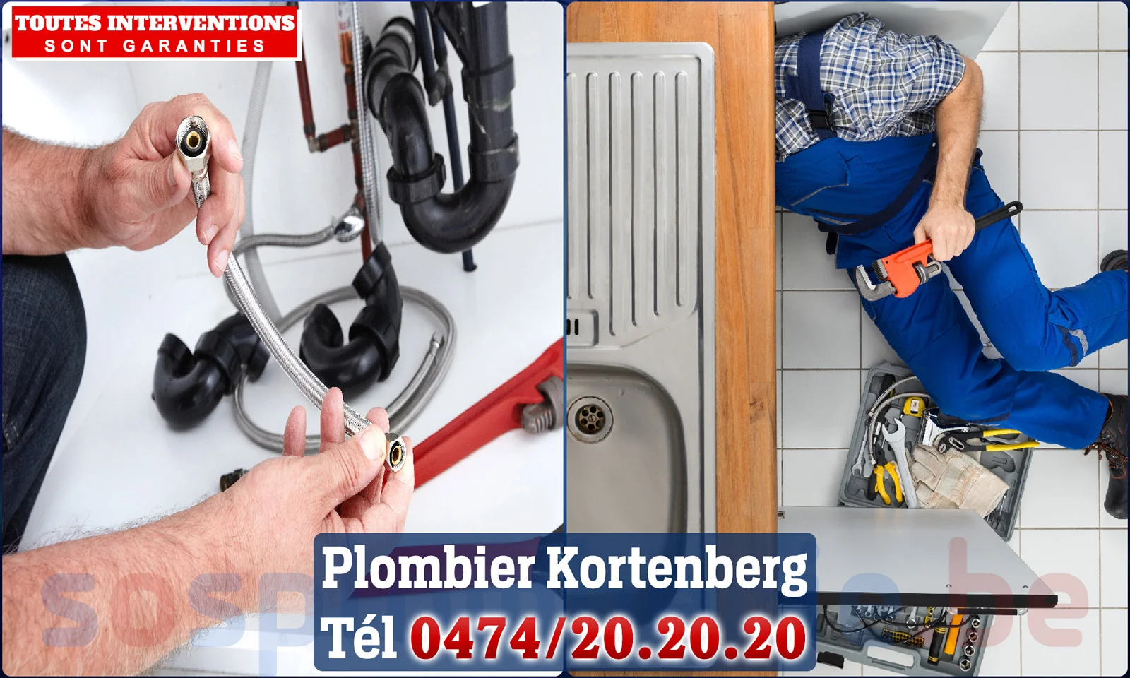 SOS Plomberie - Plombier Kortenberg pour installation et réparation