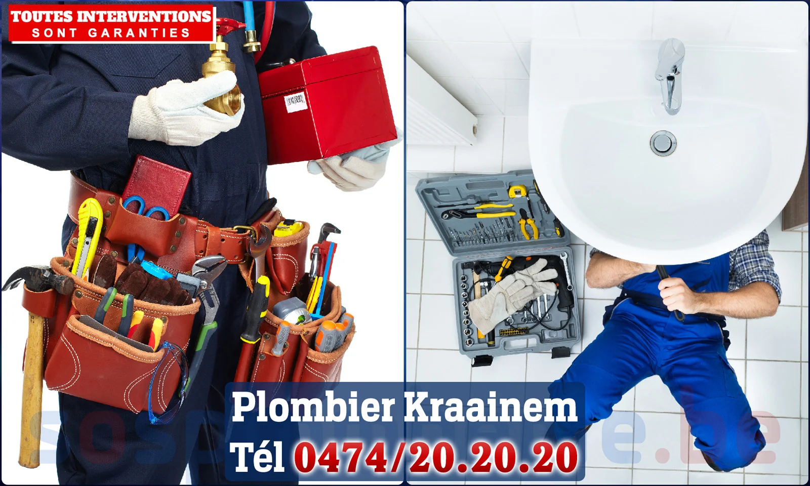 SOS Plomberie - Plombier Kraainem pour installation et réparation