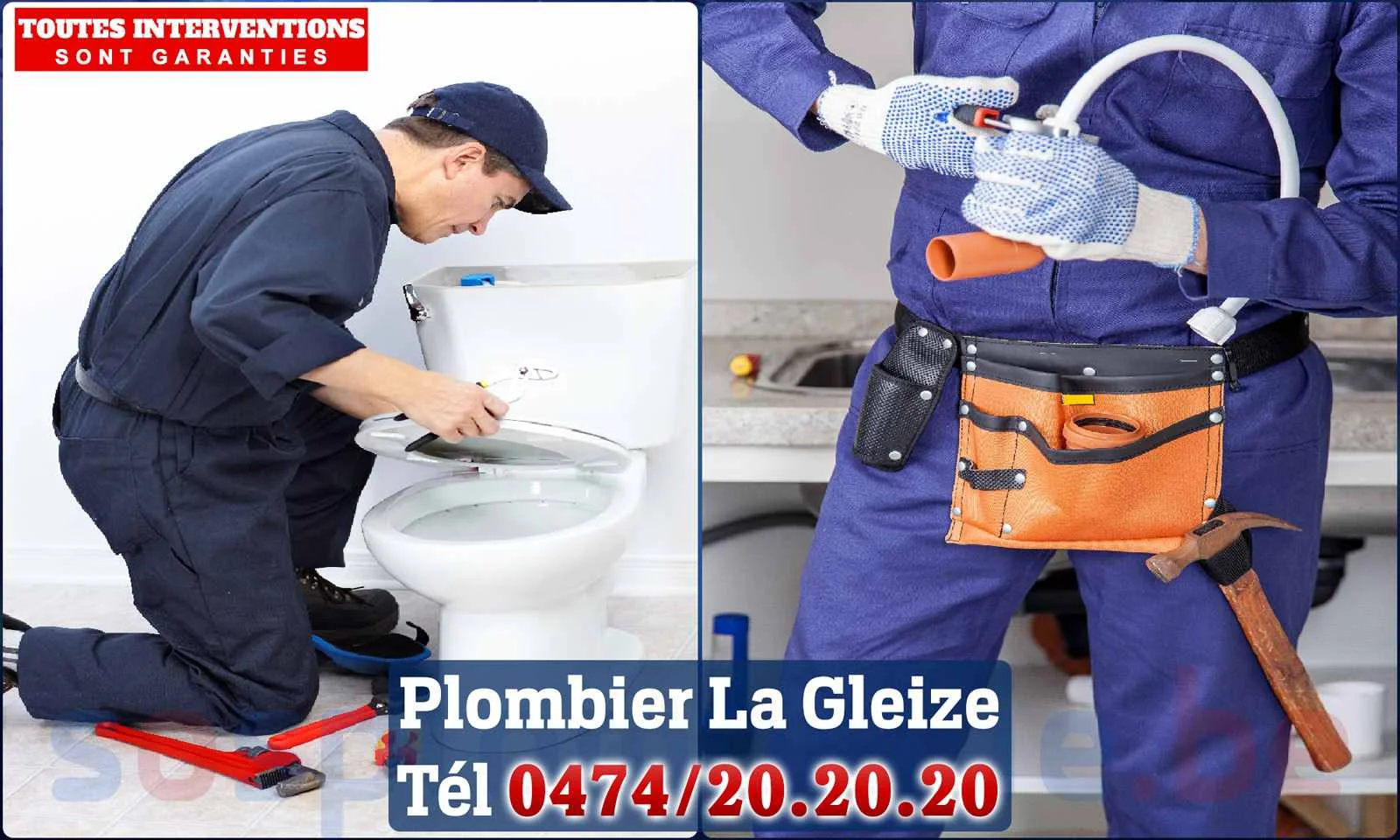 SOS Plomberie - Plombier La Gleize pour installation et
                    réparation