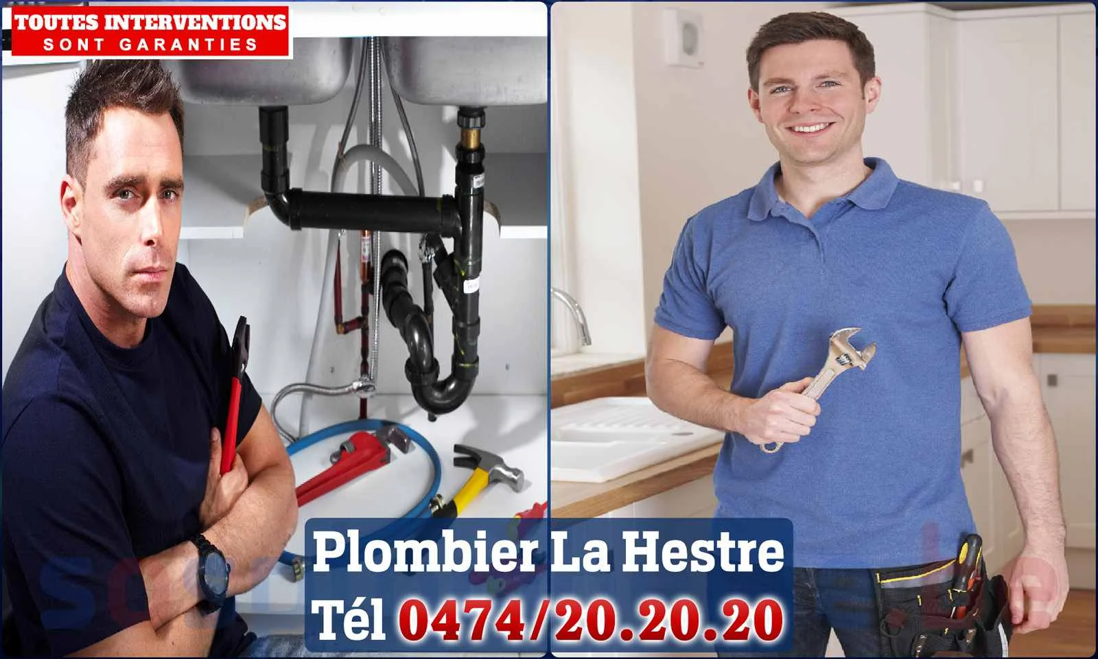 SOS Plomberie - Plombier La Hestre pour installation et
                    réparation