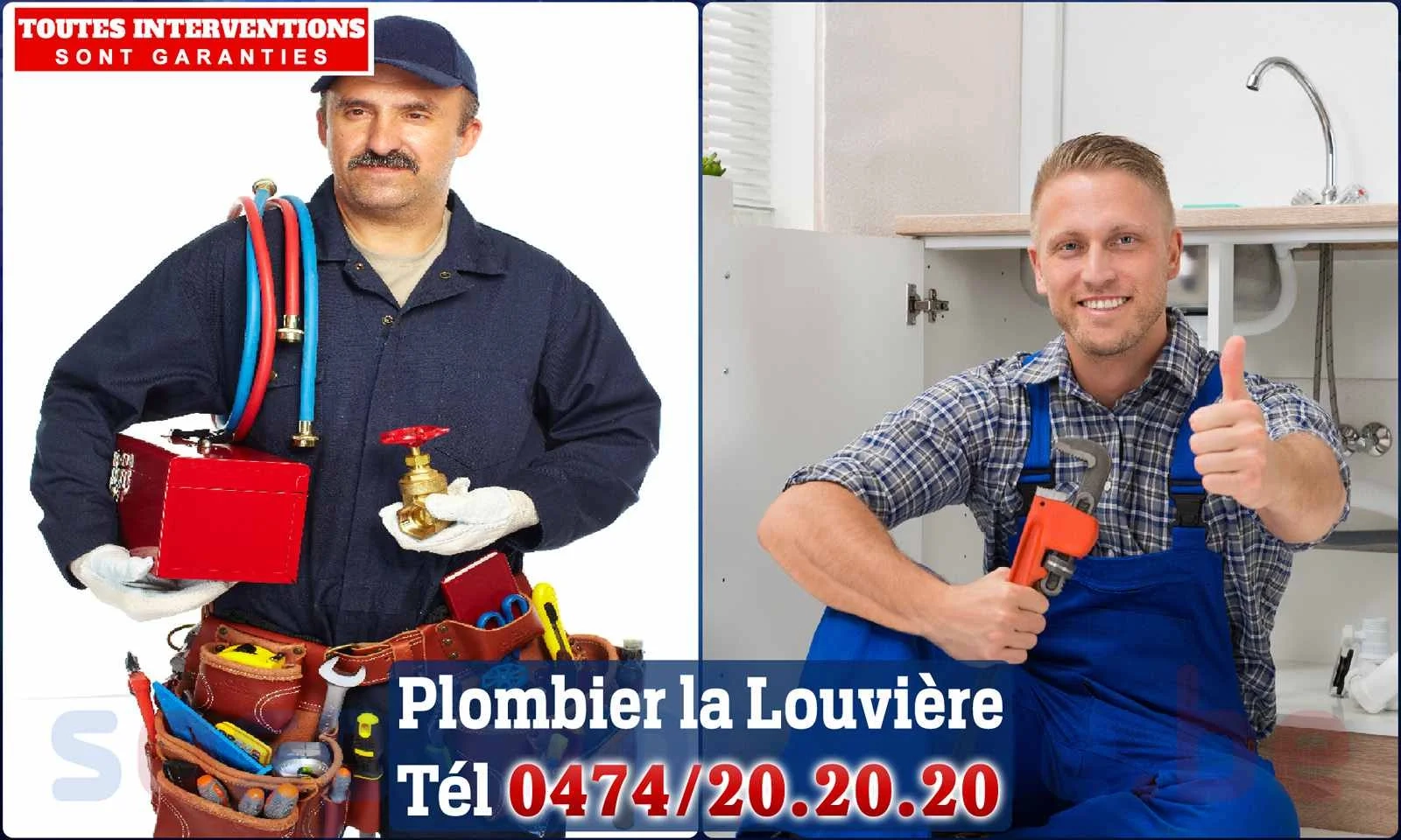 SOS Plomberie - Plombier La Louvière pour installation et réparation