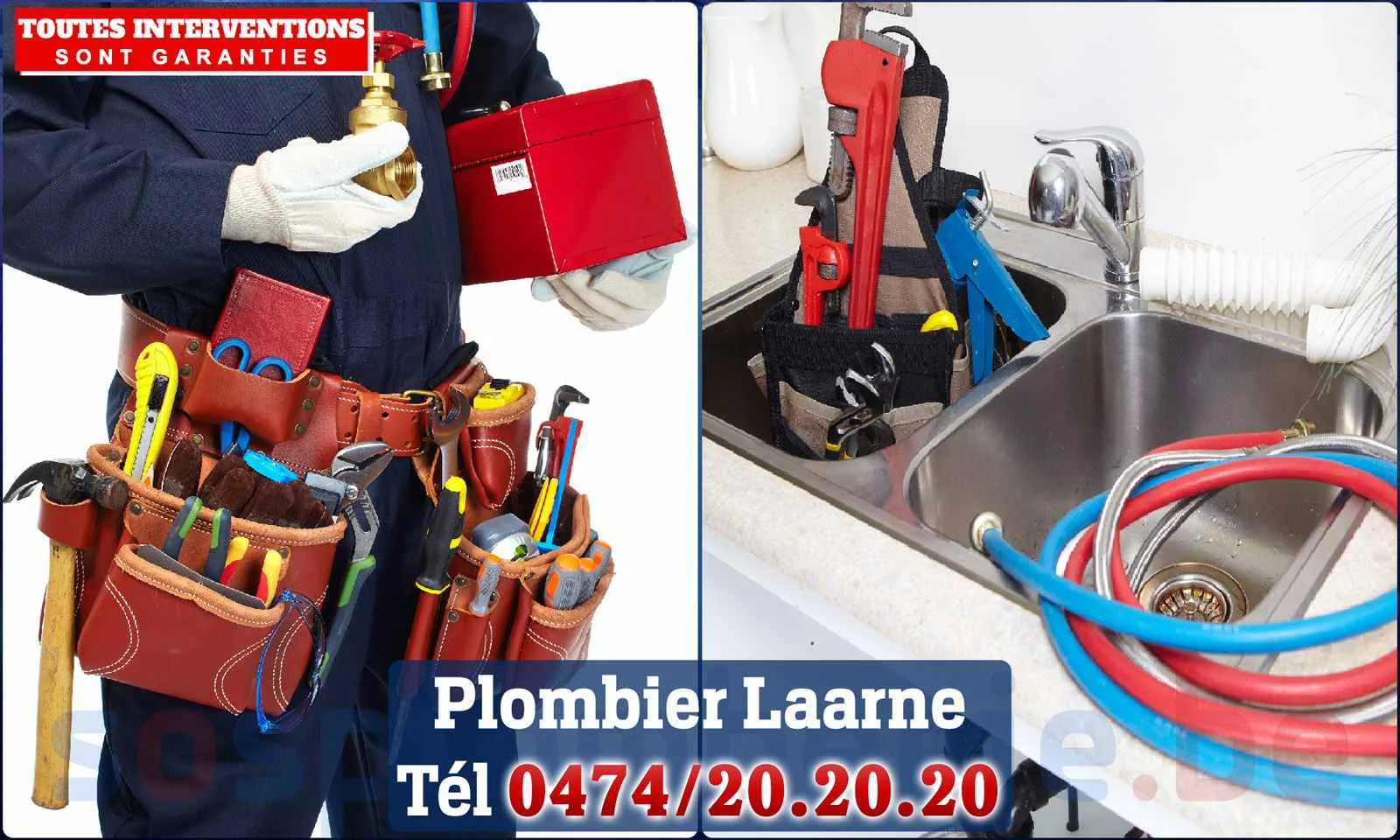 SOS Plomberie - Plombier Laarne pour installation et réparation