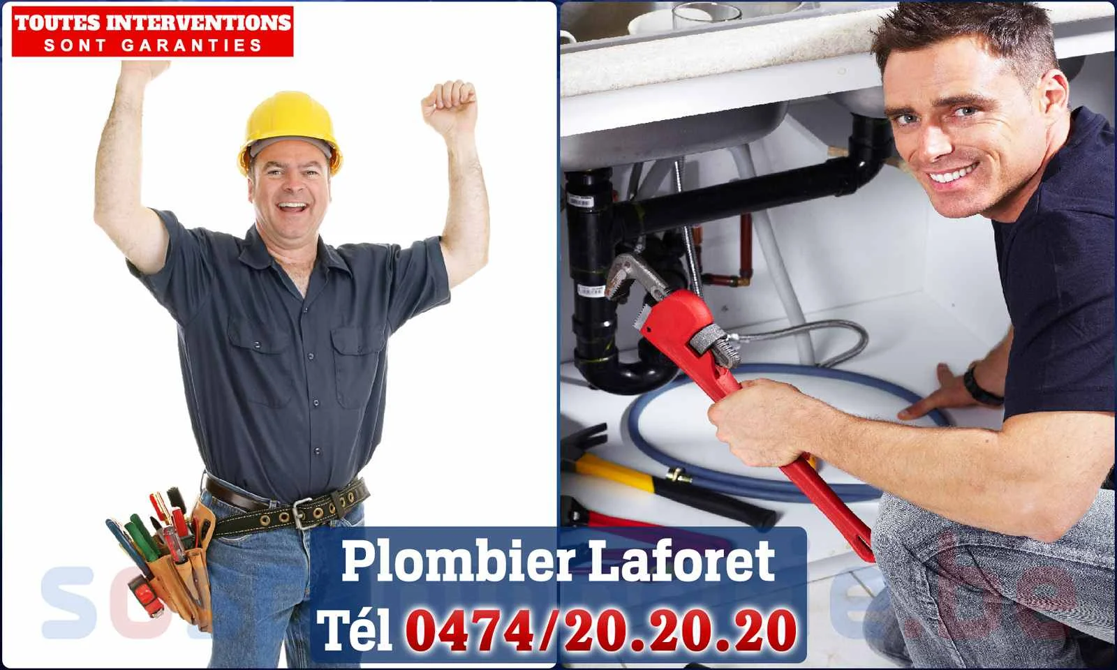 SOS Plomberie - Plombier Laforêt pour installation et
                    réparation