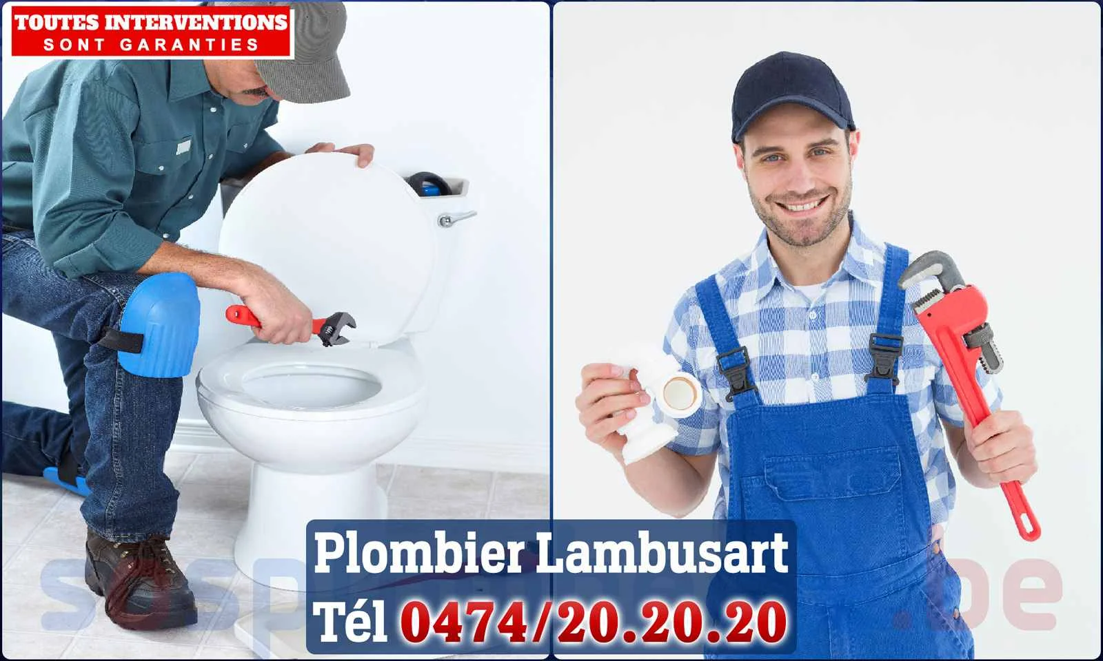 SOS Plomberie - Plombier Lambusart pour installation et
                    réparation