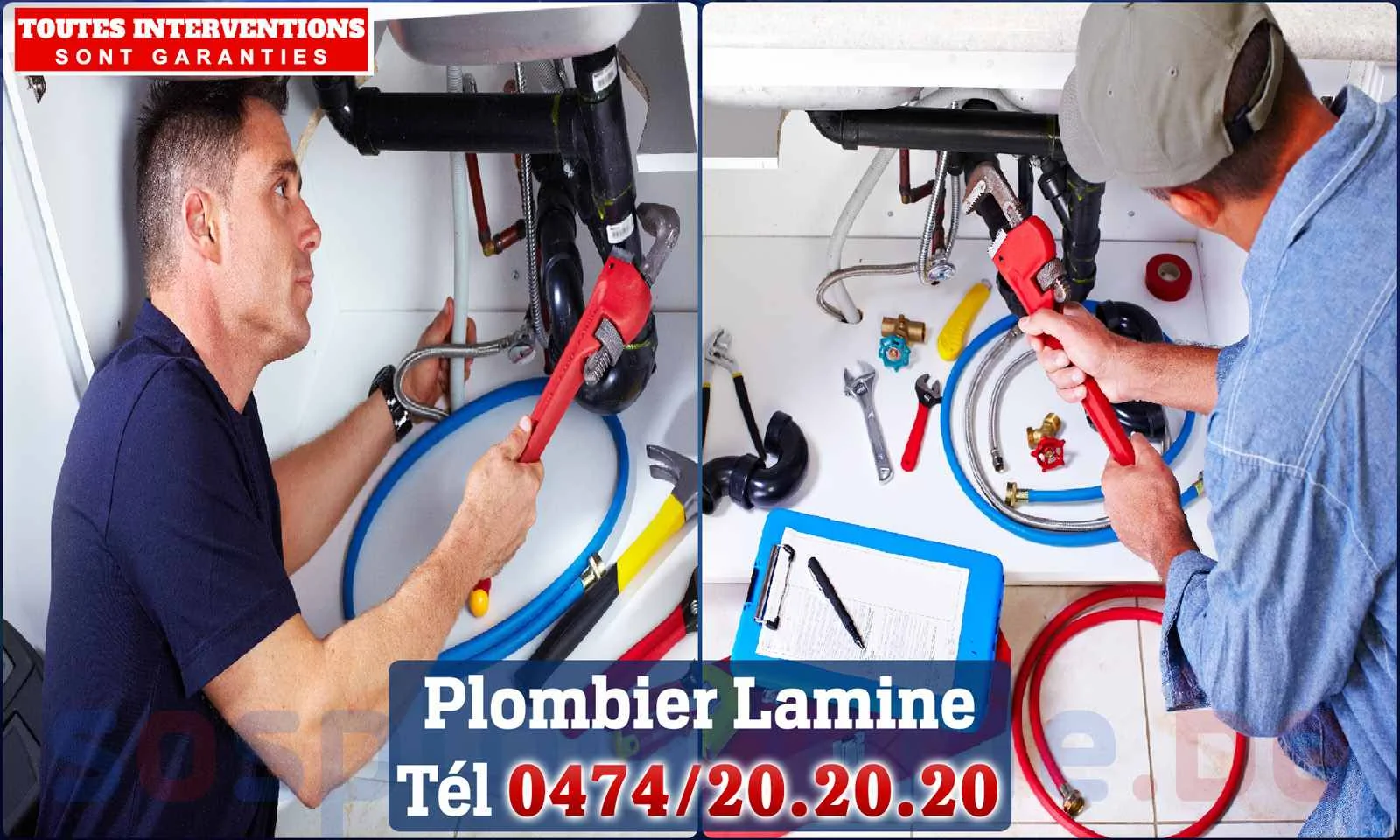 SOS Plomberie - Plombier Lamine pour installation et
                    réparation