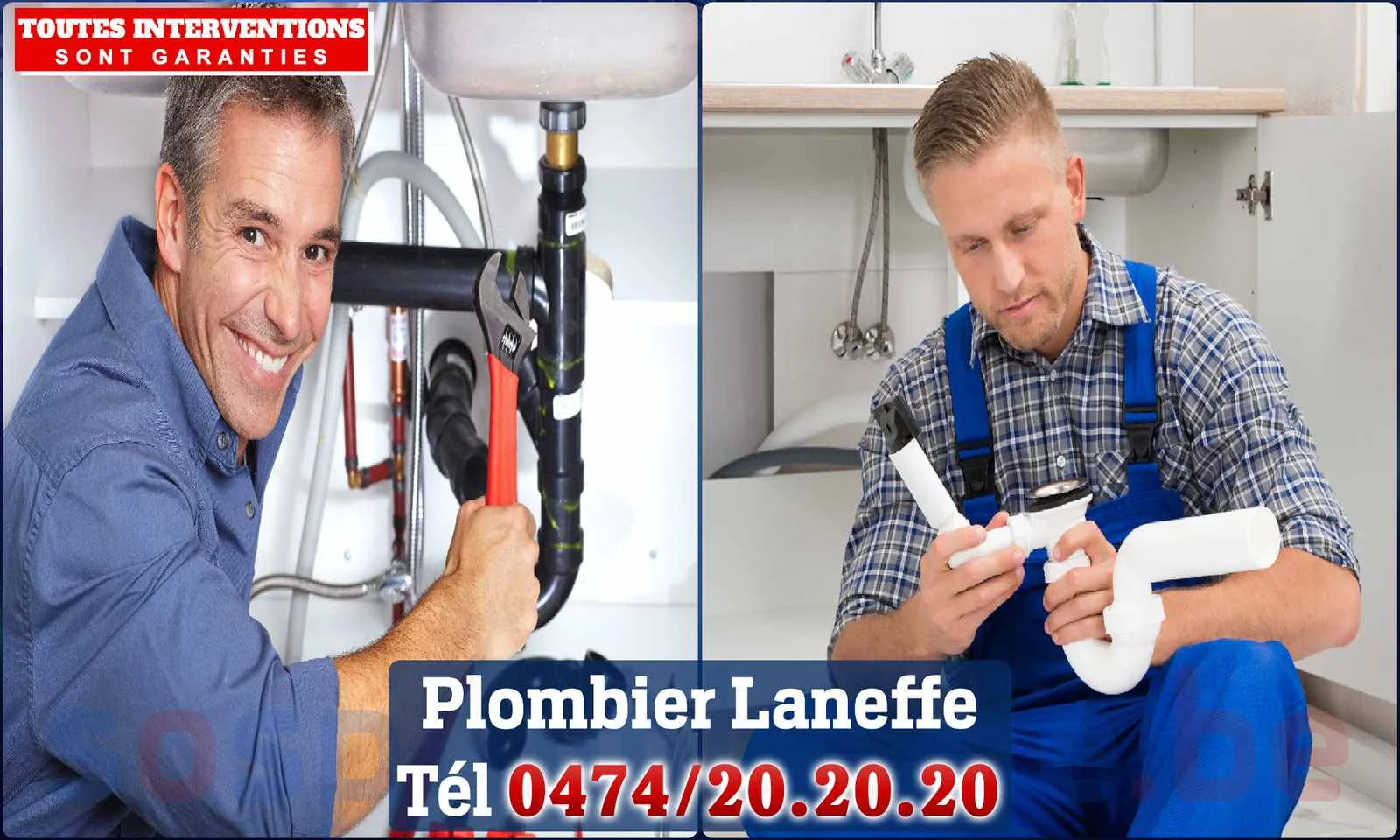 SOS Plomberie - Plombier Laneffe pour installation et
                    réparation