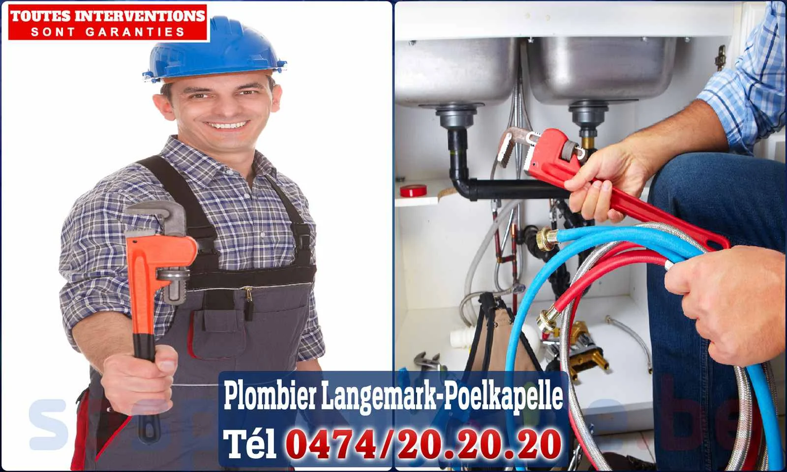 SOS Plomberie - Plombier Langemark-Poelkapelle pour installation et réparation