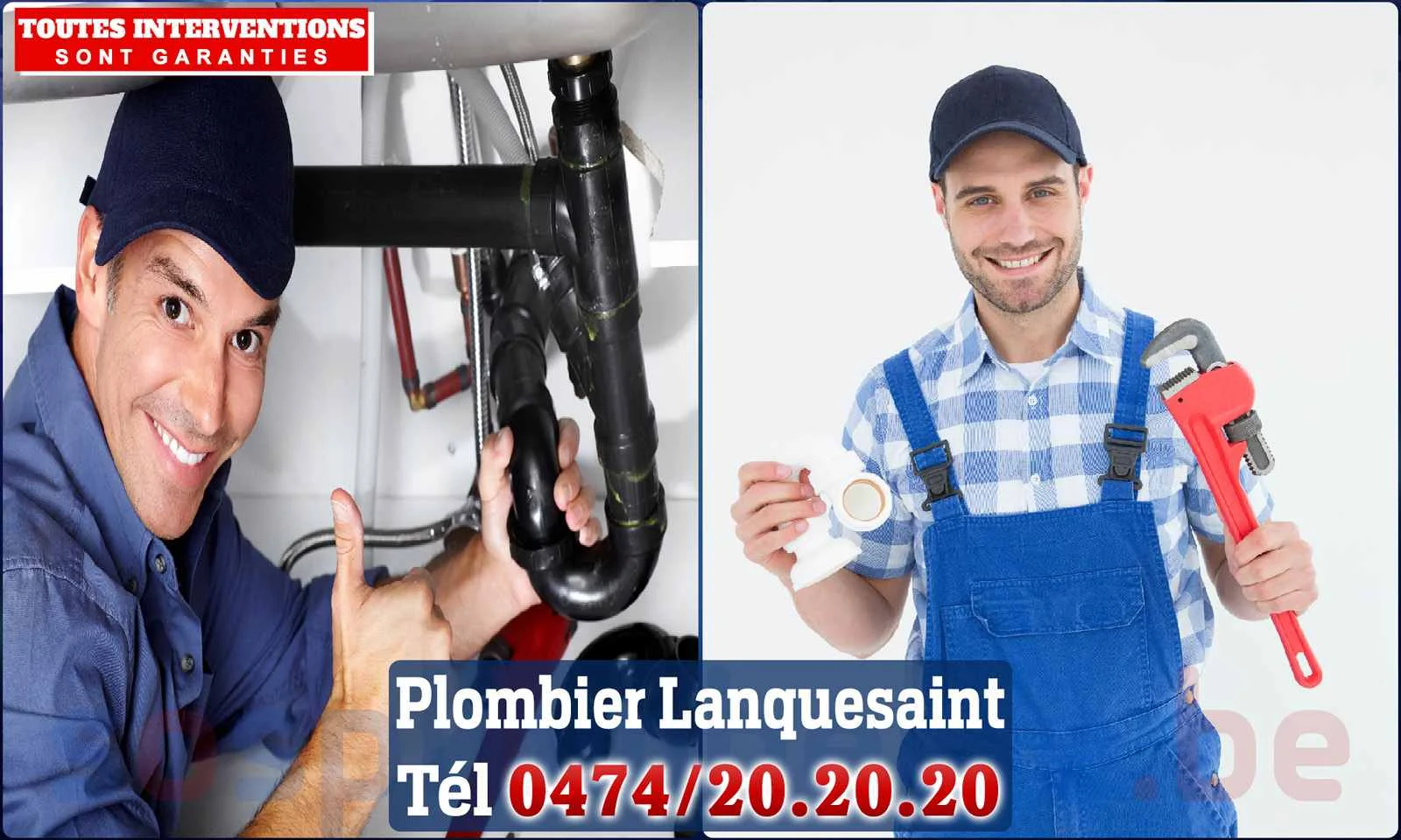 SOS Plomberie - Plombier Lanquesaint pour installation et
                    réparation