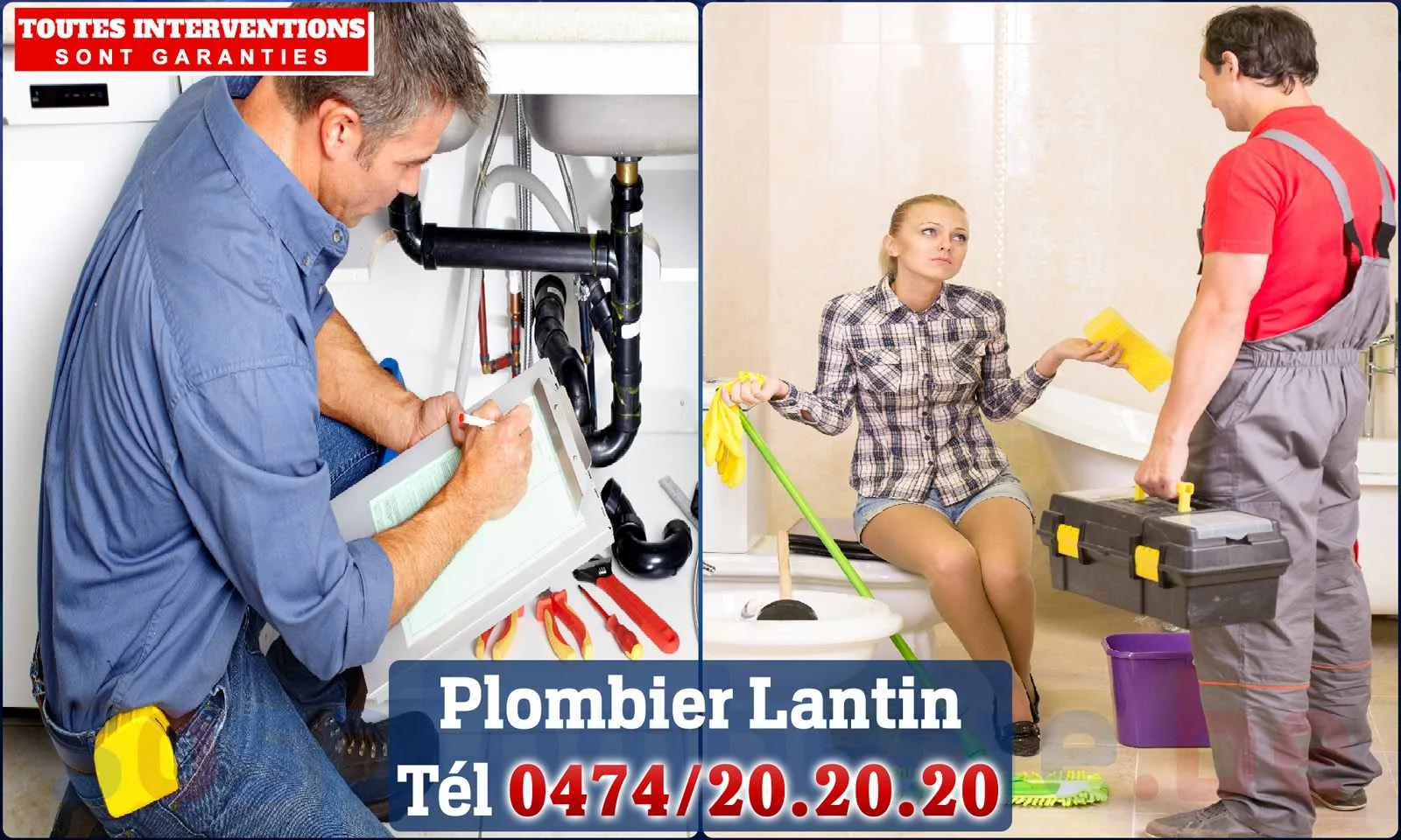 SOS Plomberie - Plombier Lantin pour installation et
                    réparation