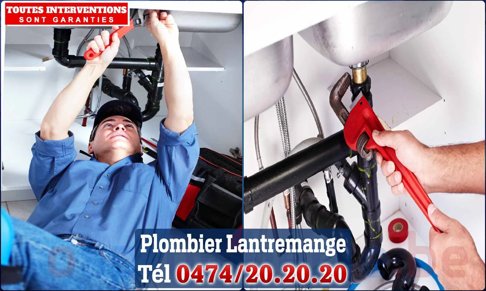 SOS Plomberie - Plombier Lantremange pour installation et
                    réparation