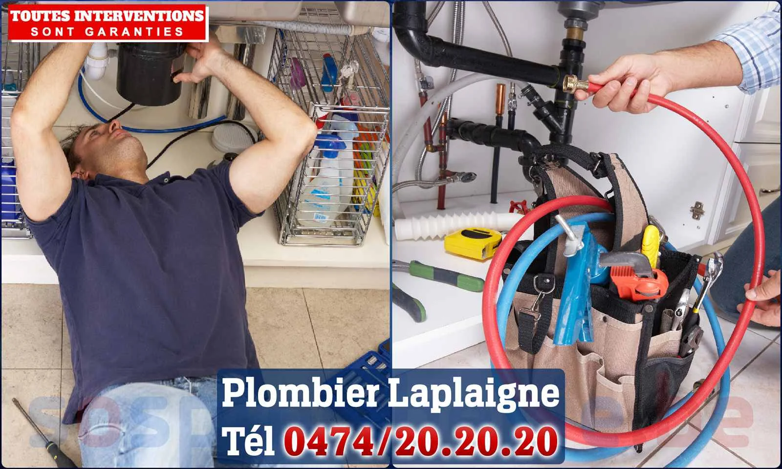 SOS Plomberie - Plombier Laplaigne pour installation et
                    réparation