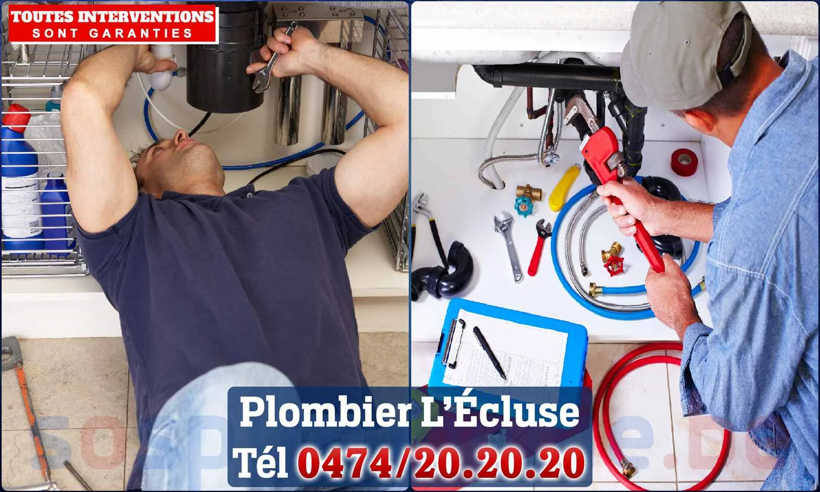 SOS Plomberie - Plombier L'Écluse pour installation et
                    réparation