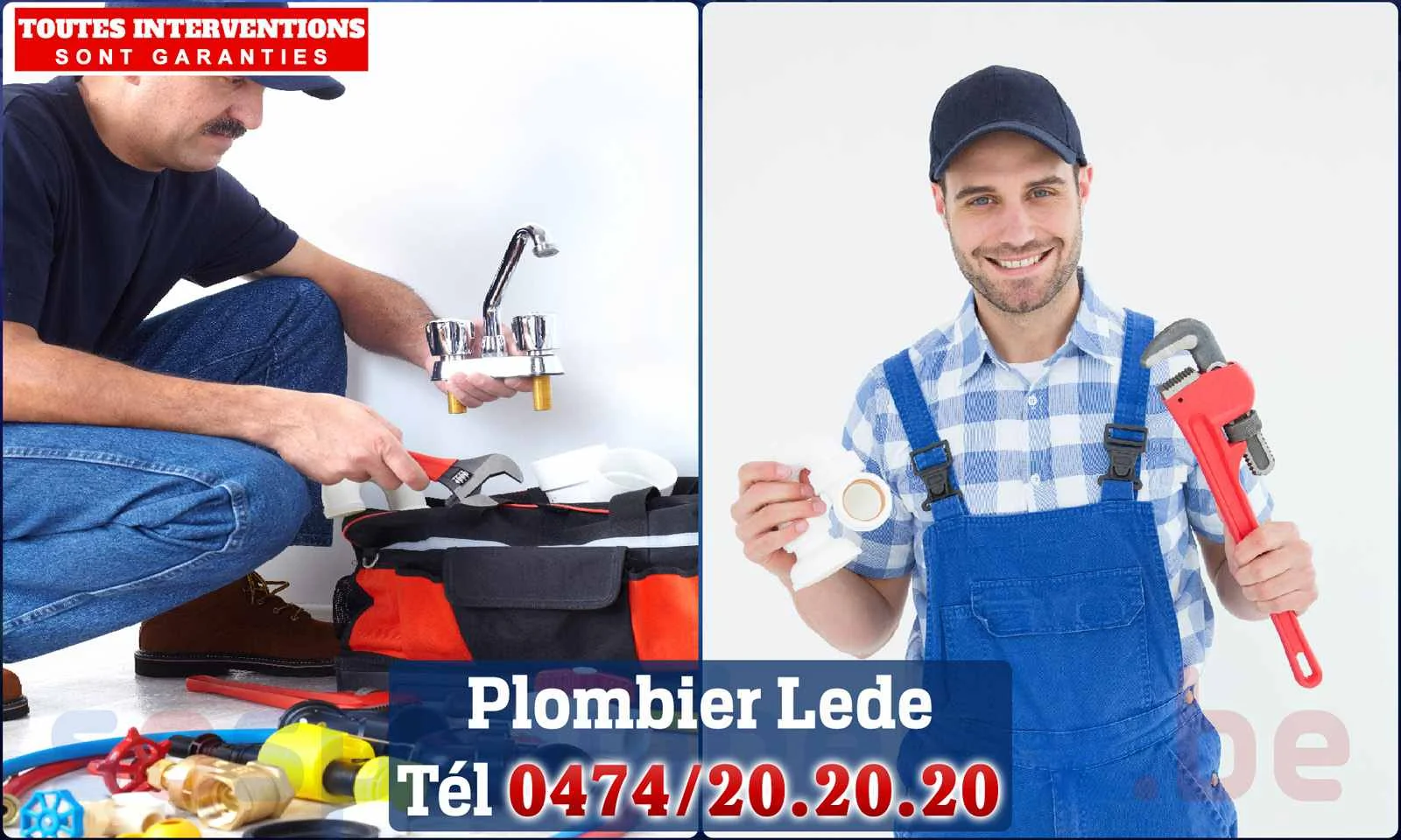 SOS Plomberie - Plombier Lede pour installation et réparation