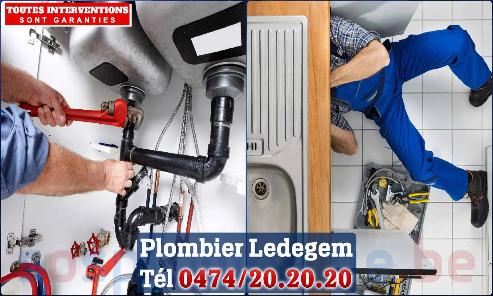 SOS Plomberie - Plombier Ledegem pour installation et réparation